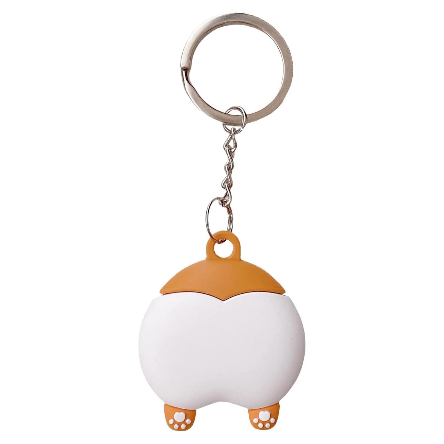 Funda de Silicona Yatchen para AirTag 2021 Corgi 3D