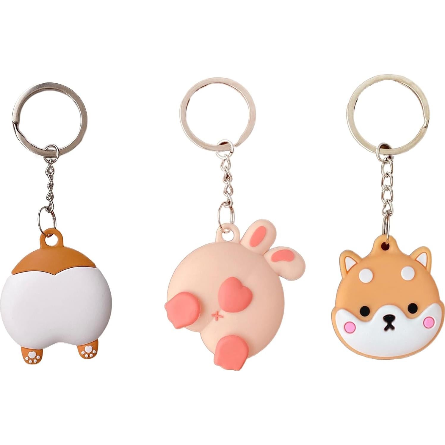 Funda de Silicona Yatchen para AirTag 2021 Corgi 3D