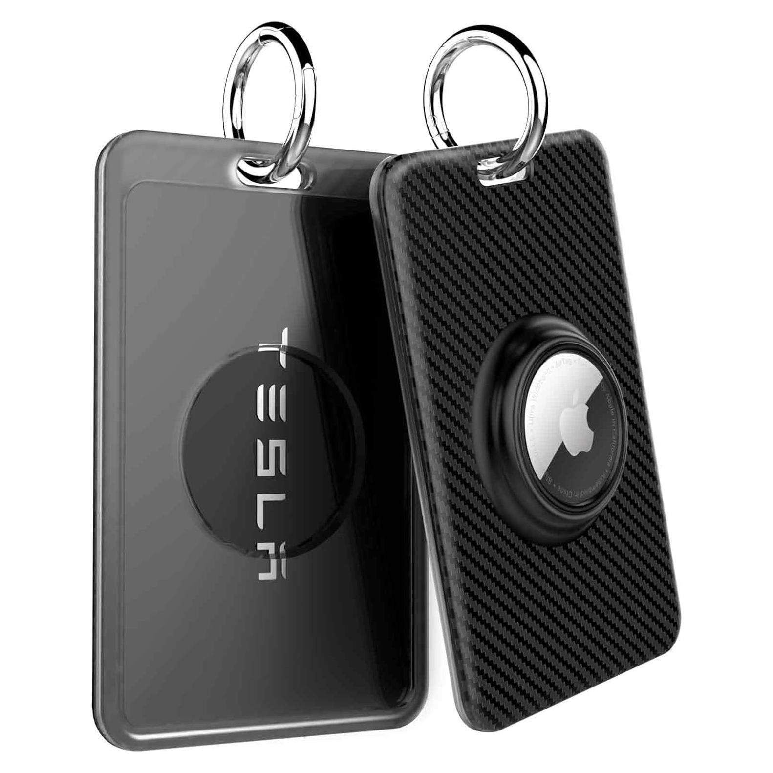 Soporte Tarjeta Clave SPGUARD para Tesla con Ranura AirTag