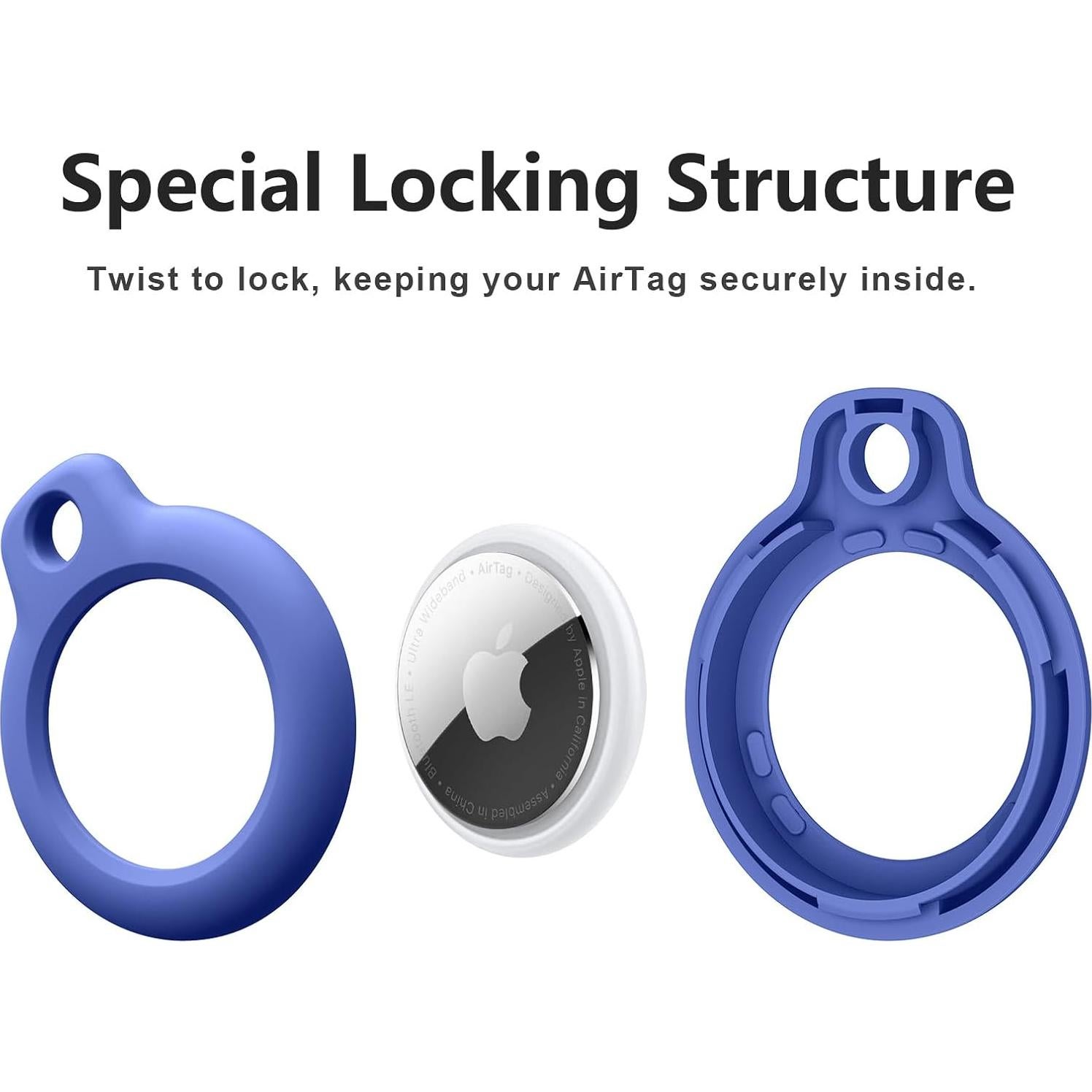 Soporte para AirTag Vancle 4 Pack - Fundas Protectores