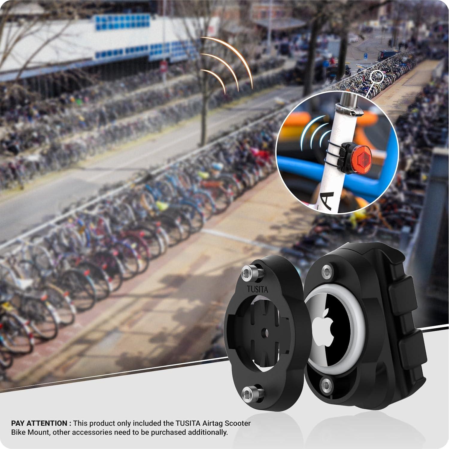 Soporte Oculto para Airtag TUSITA para Bicicleta y Scooter