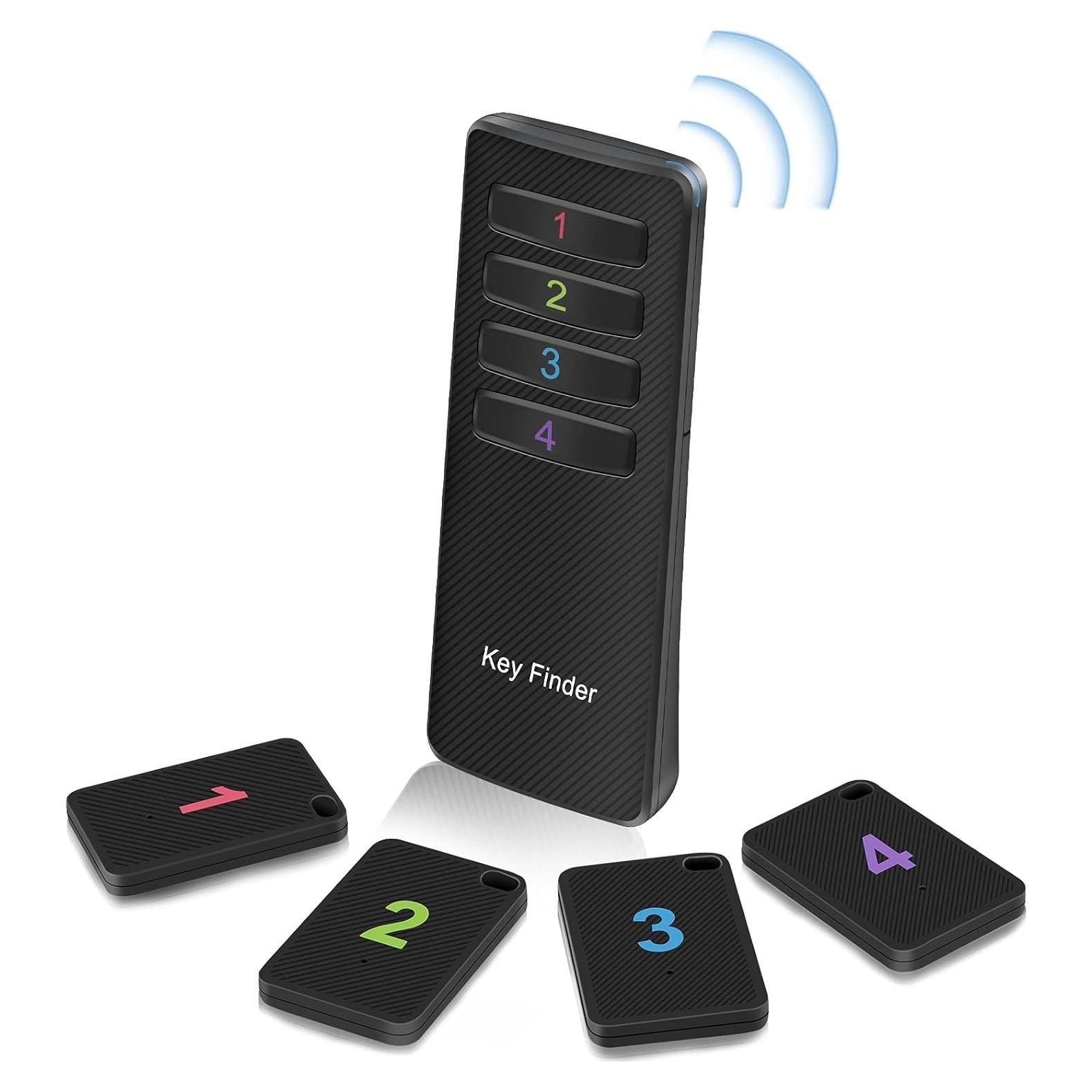 Buscador de Llaves Inalámbrico Luxsure KF04D con 4 Etiquetas