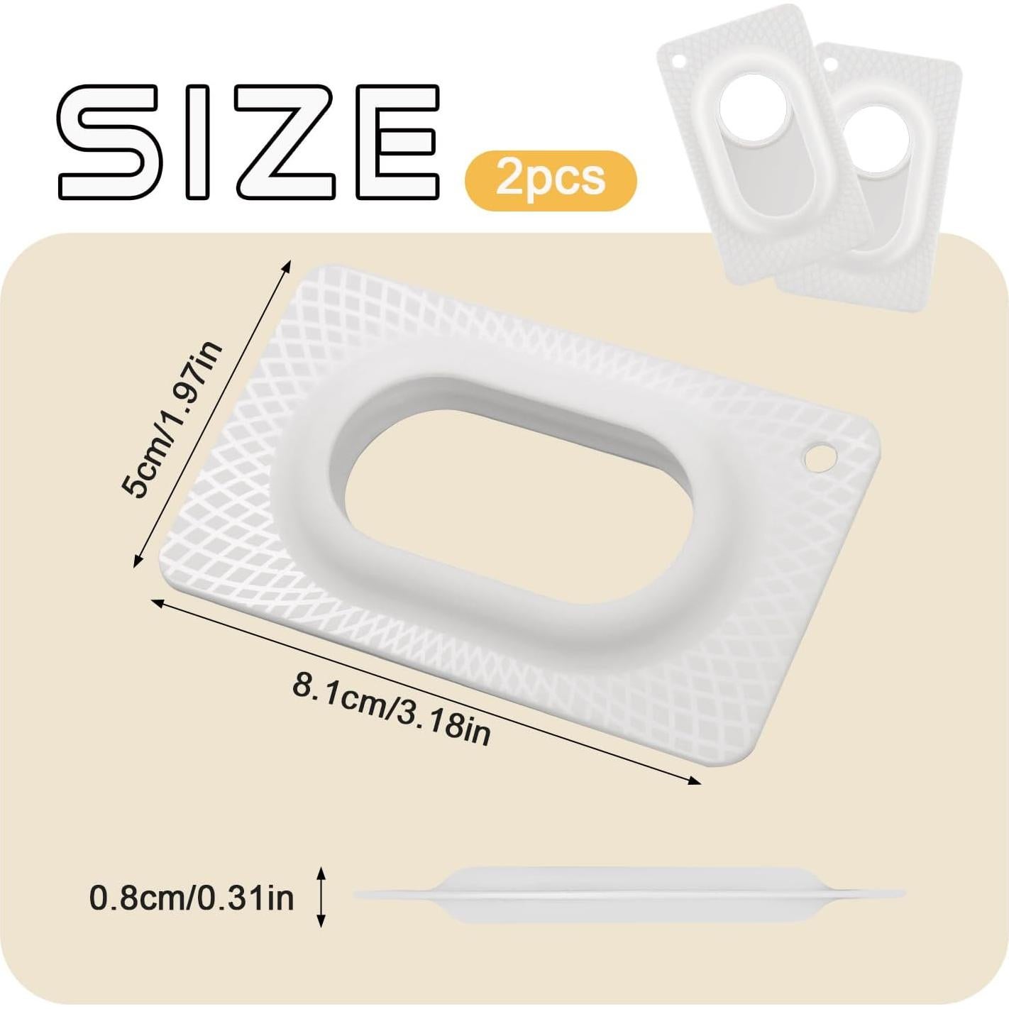 Funda Protectora TPU para Samsung Tag 2 - 2 Piezas Blanca
