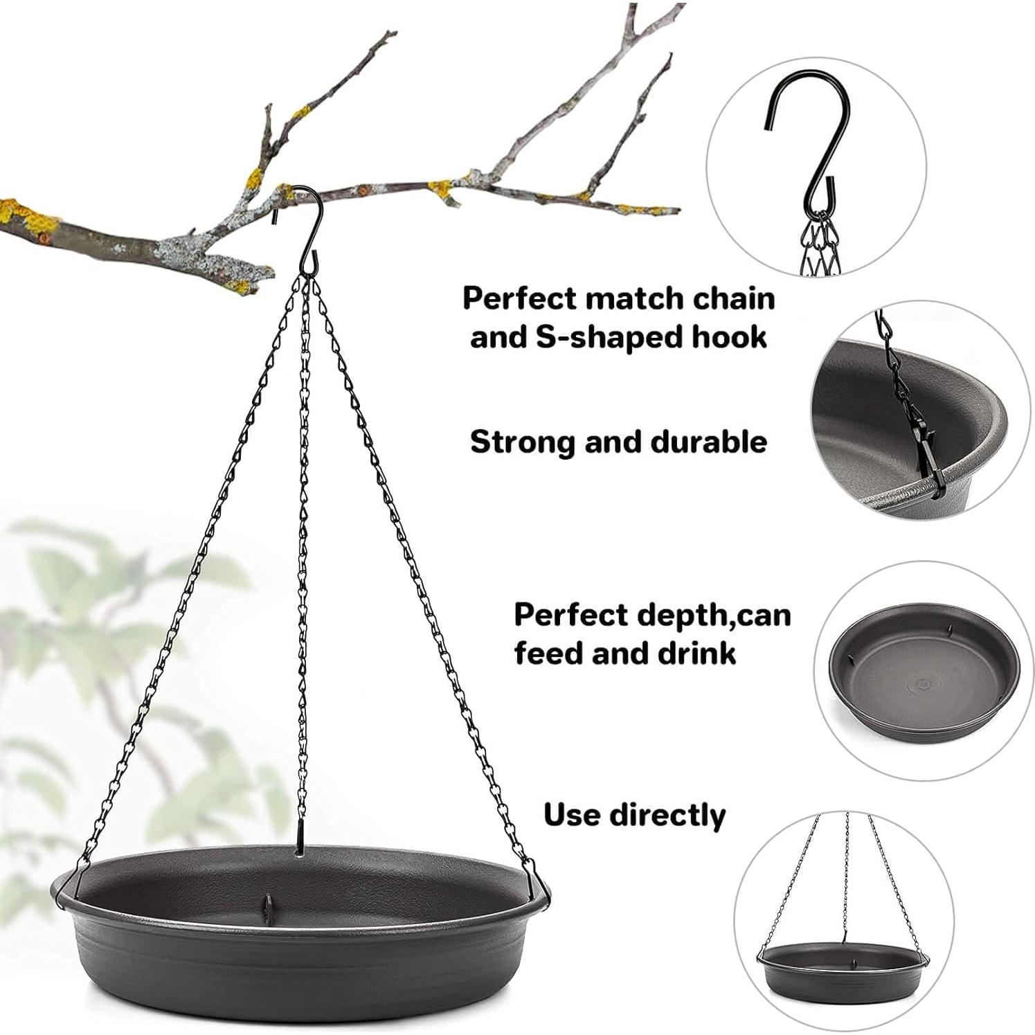 Plato de Baño para Pájaros CARGEN Colgante 30 cm