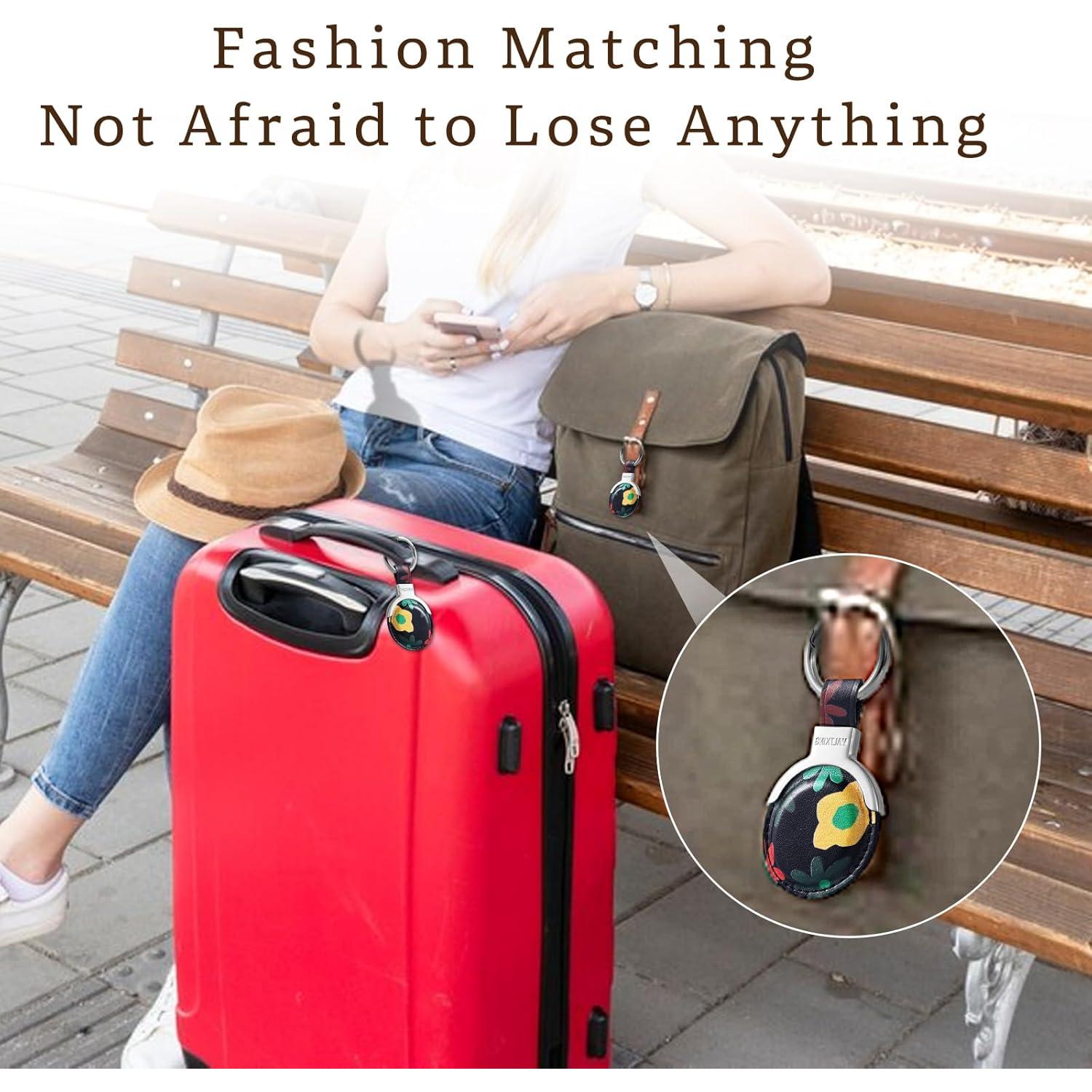 Soporte de llavero de cuero genuino MALTKING para Airtag