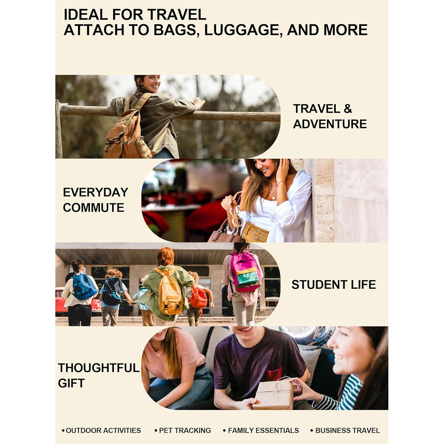 Soporte de cuero KAHADI para AirTag, funda protectora 1 paquete