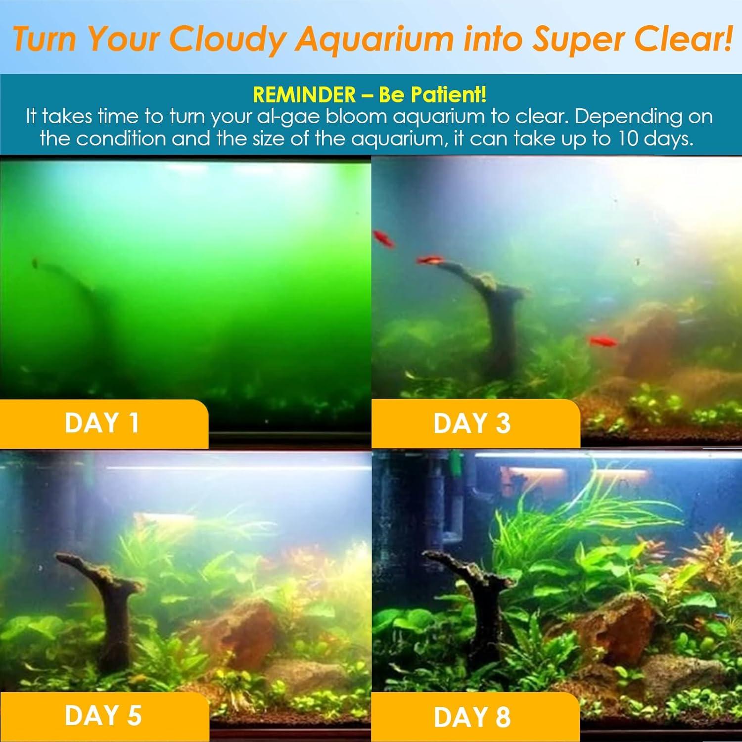 Filtro de Acuario AquaMiracle 8.2W con Luz U-V y Temporizador
