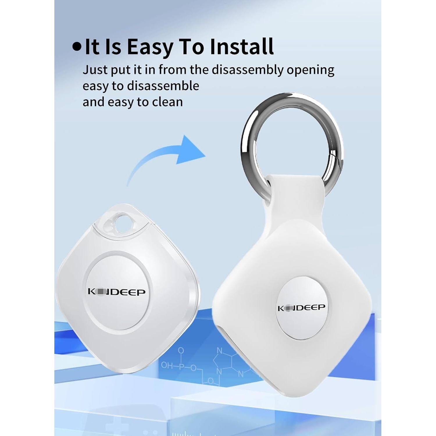 Funda de Silicona UYRUREL para Tracker Air Tag - Antideslizante