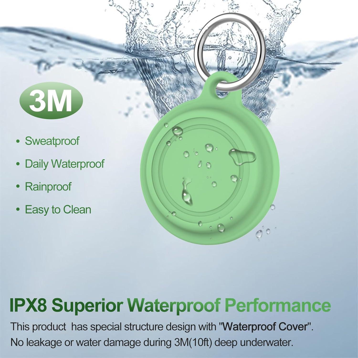 Funda de Silicona Impermeable SGHLDE para Moto Tag 2024 - 4 Pack