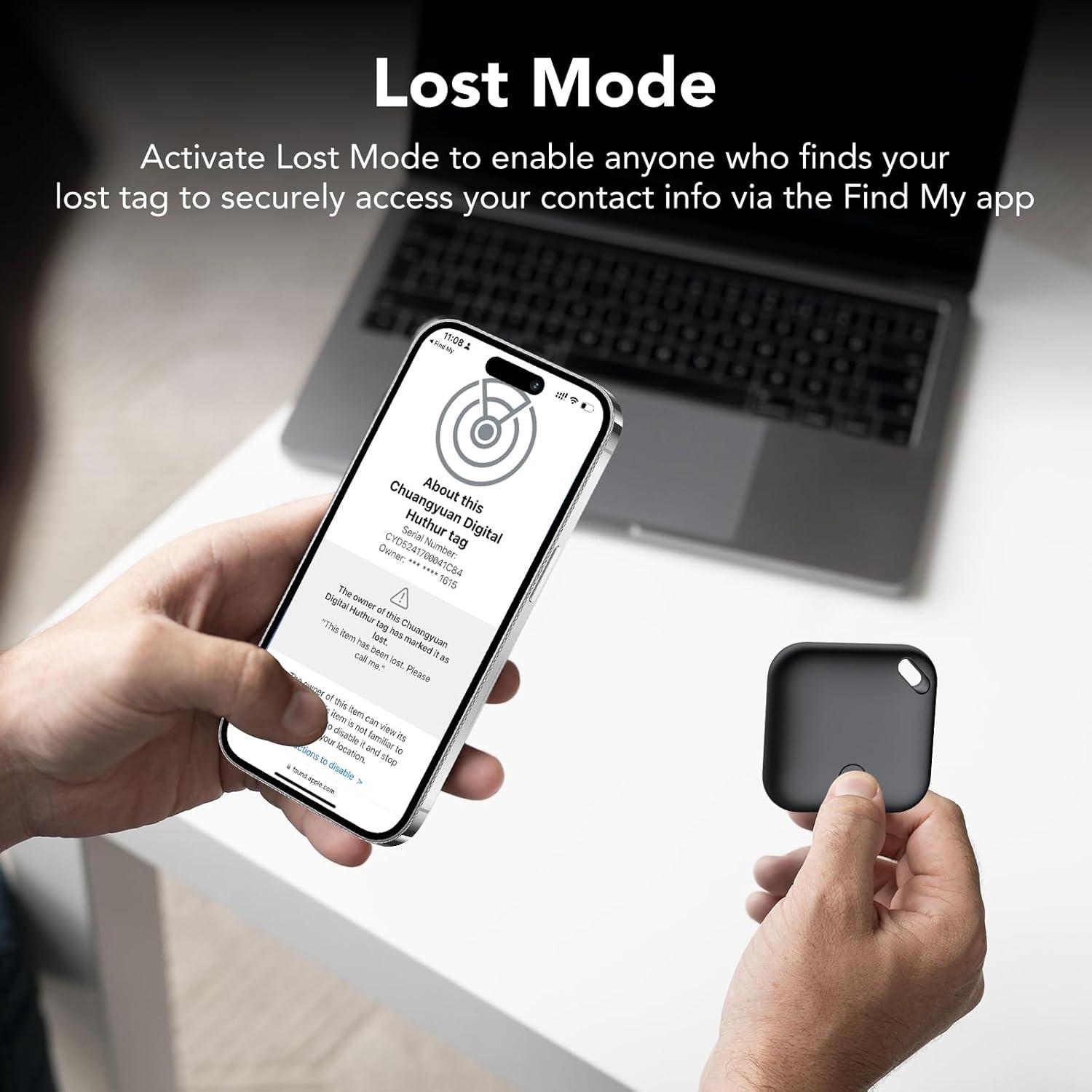 Etiqueta de Rastreo Bluetooth CASCHO S2 - 2 Piezas, IP67