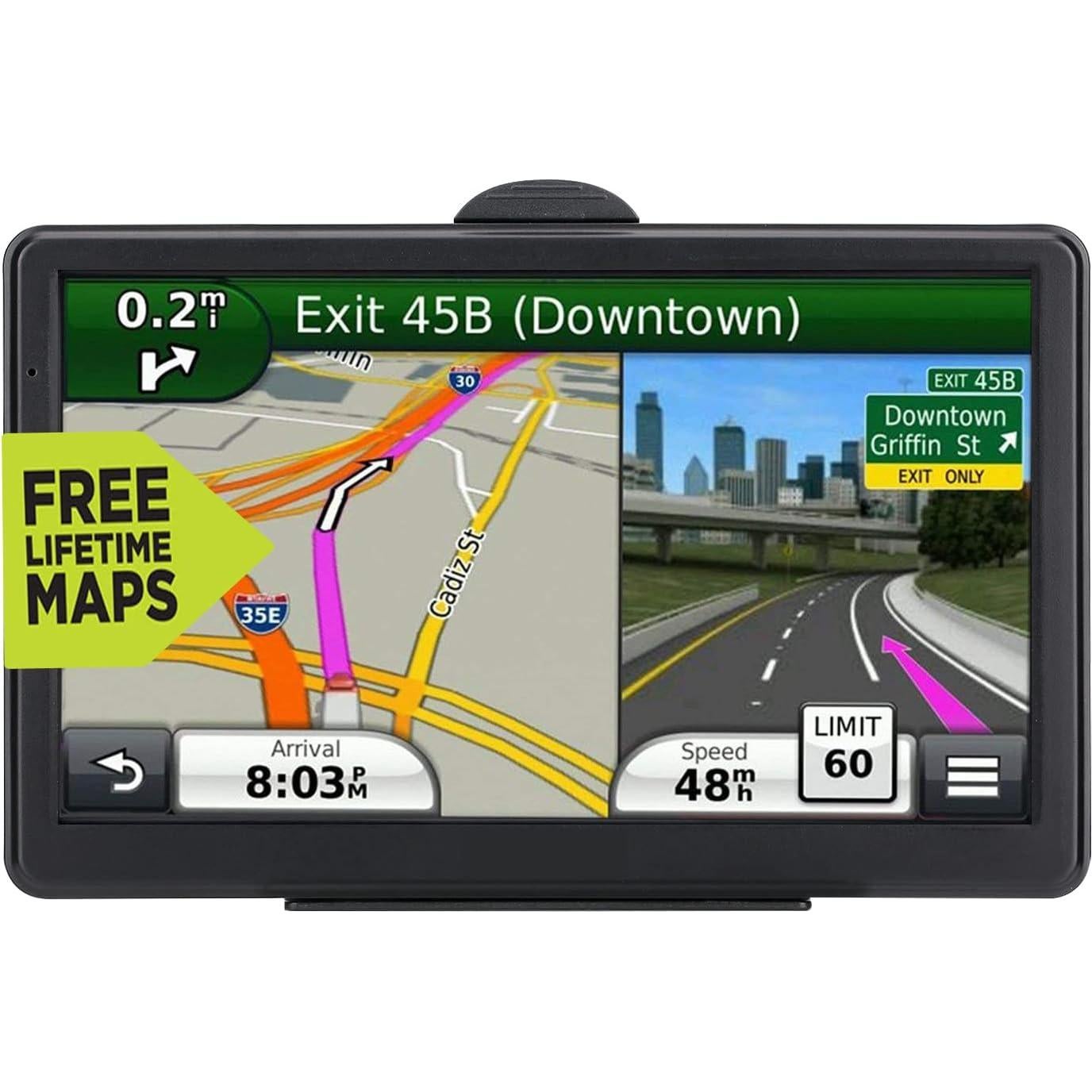 GPS HUTNVEA 7" táctil con mapas América del Norte 2025