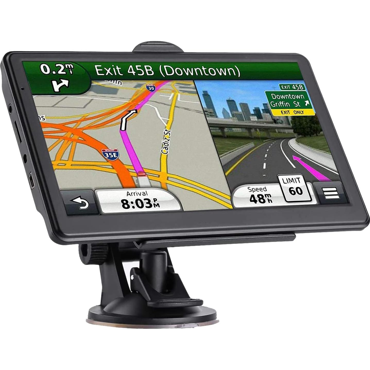 GPS HUTNVEA 7" táctil con mapas América del Norte 2025