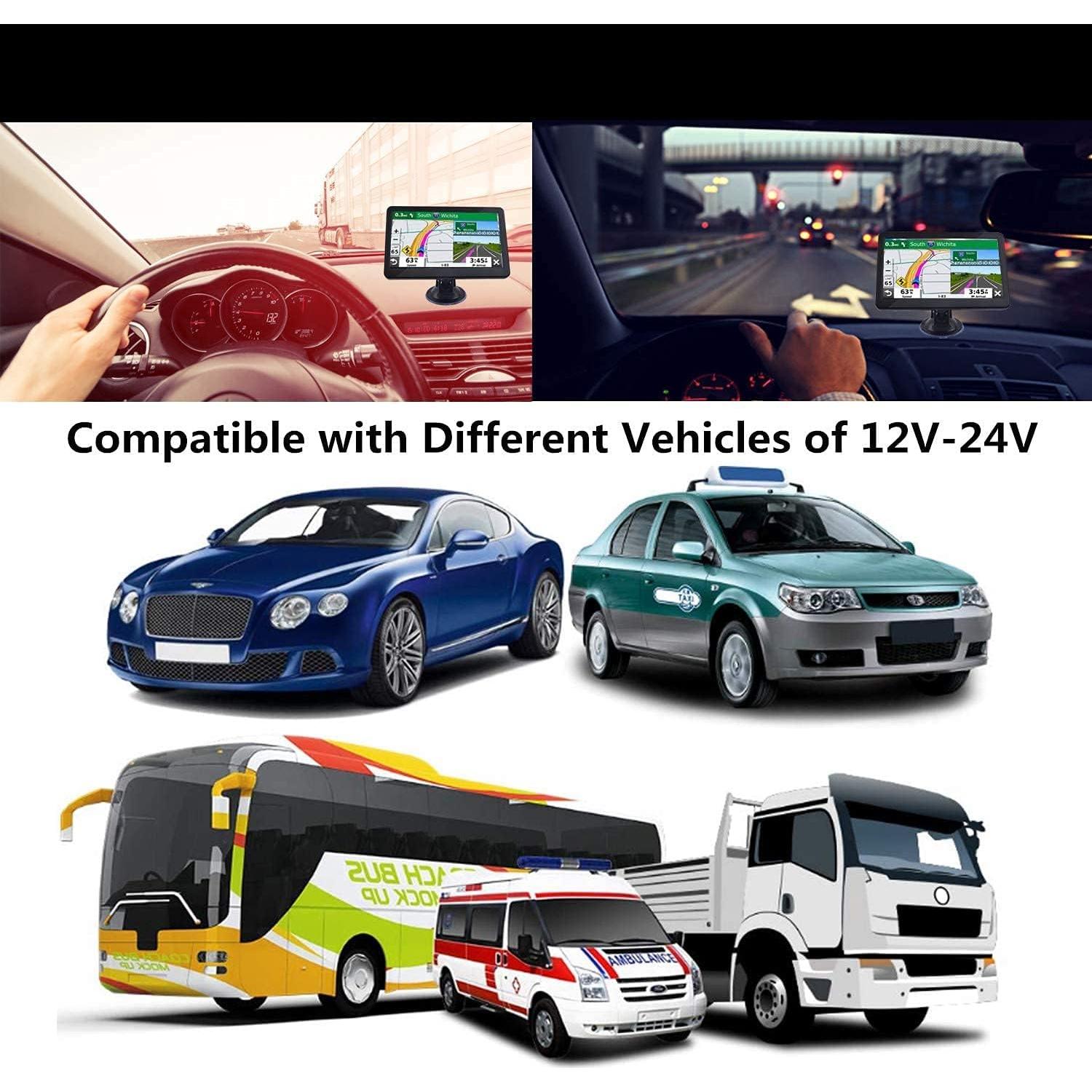 GPS HUTNVEA 7" táctil con mapas América del Norte 2025