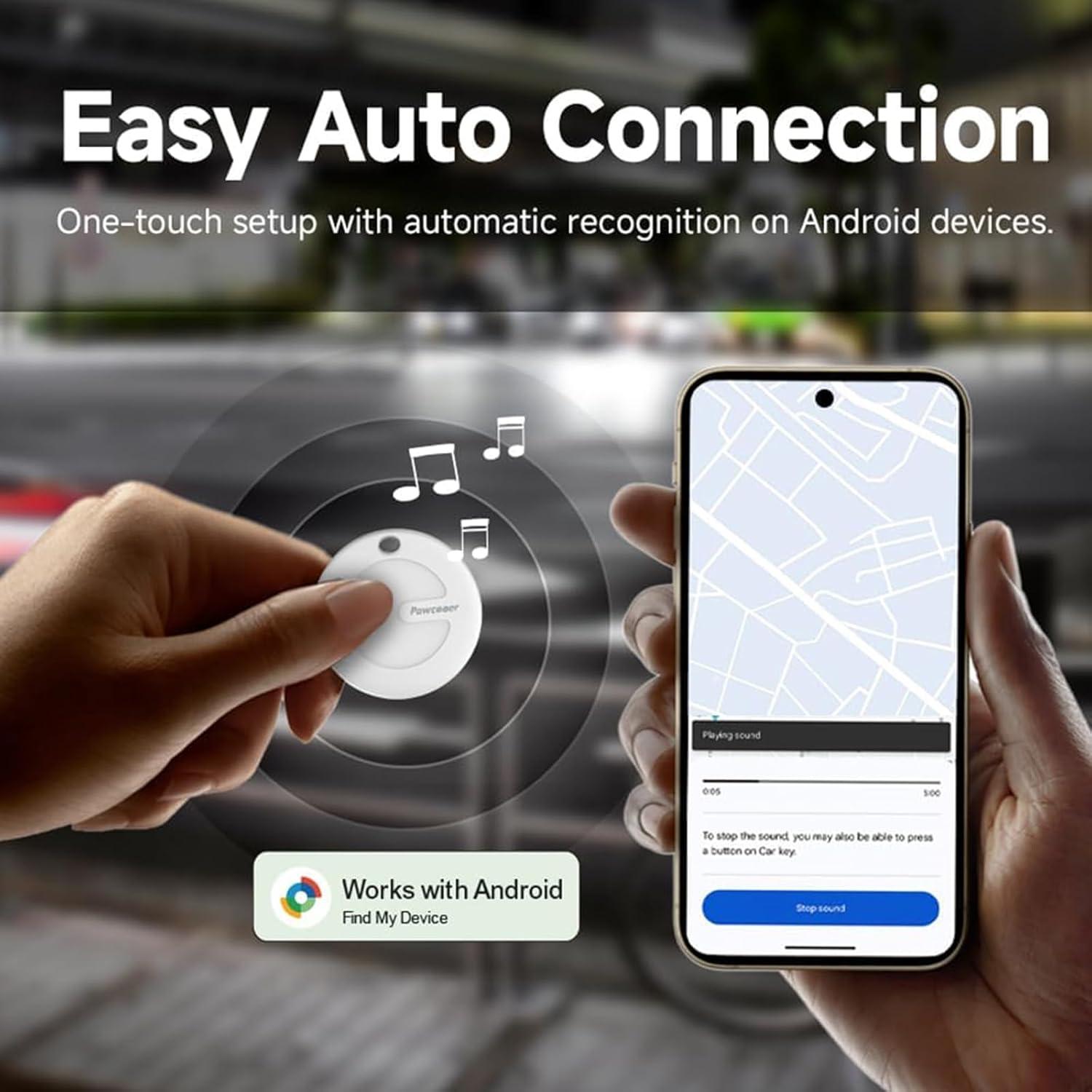 Localizador de Llaves Vanyuei SmartTag Bluetooth Blanco