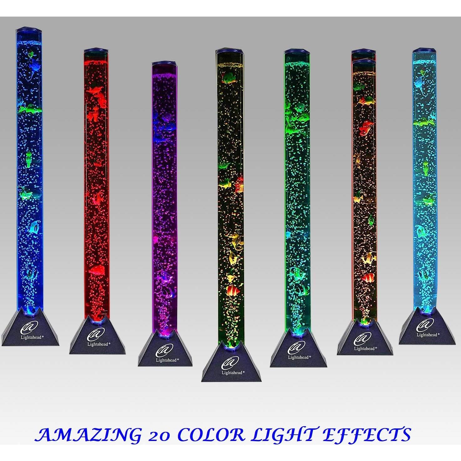 Lámpara Acuática Sensorial Lightahead 4FT con 10 Peces Flotantes