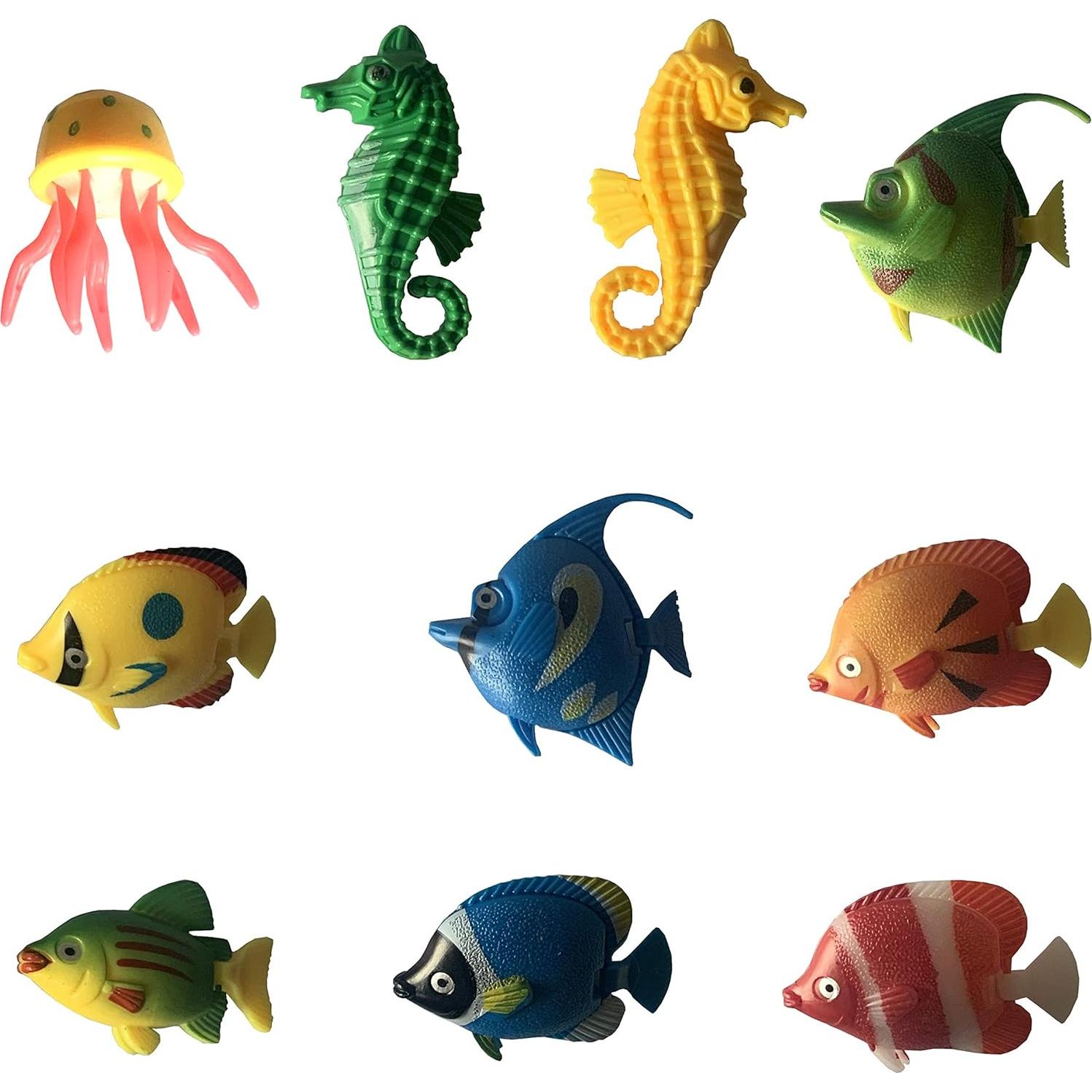 Lámpara Acuática Sensorial Lightahead 4FT con 10 Peces Flotantes