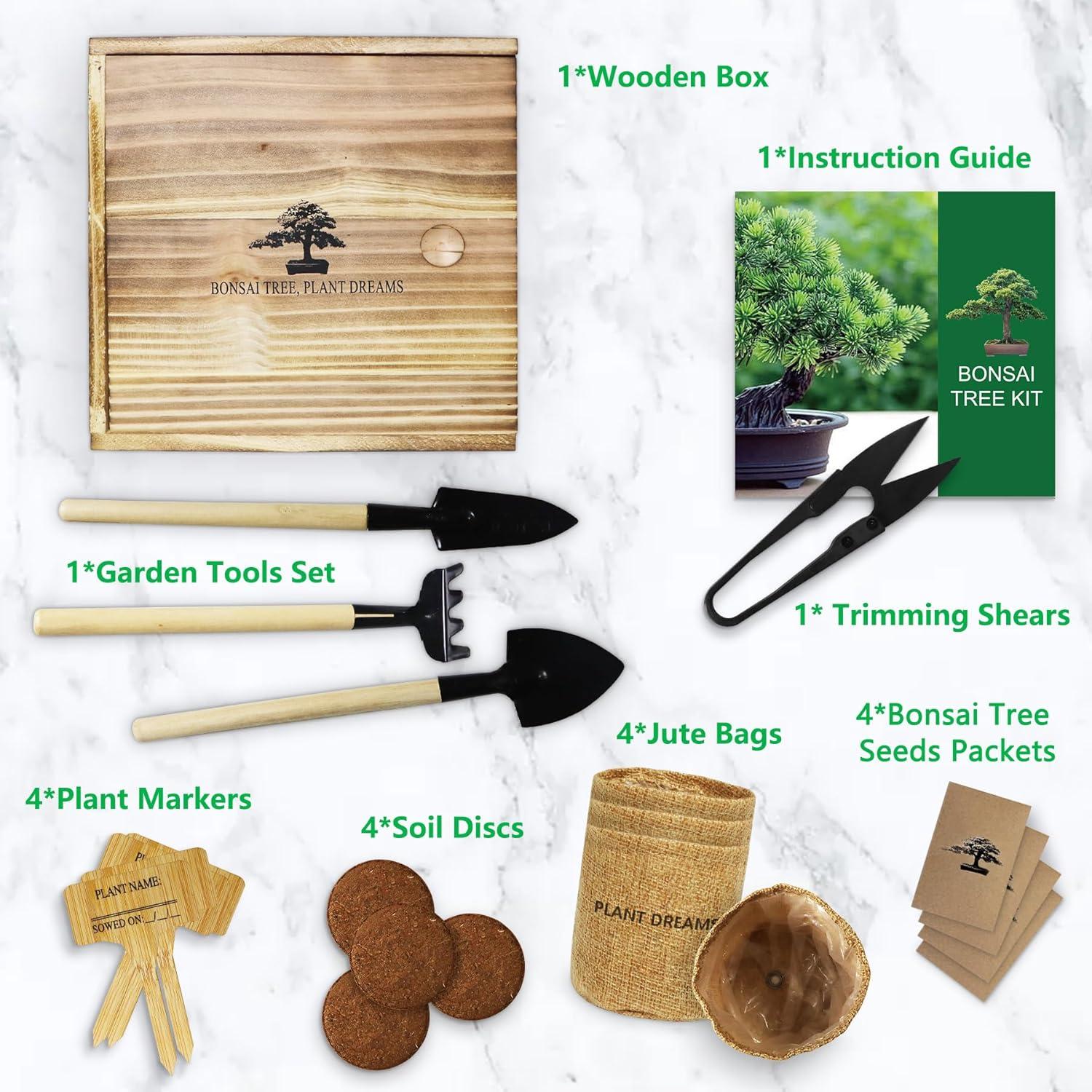 Kit de Bonsai LUOJIBIE para Principiantes y Jardinería