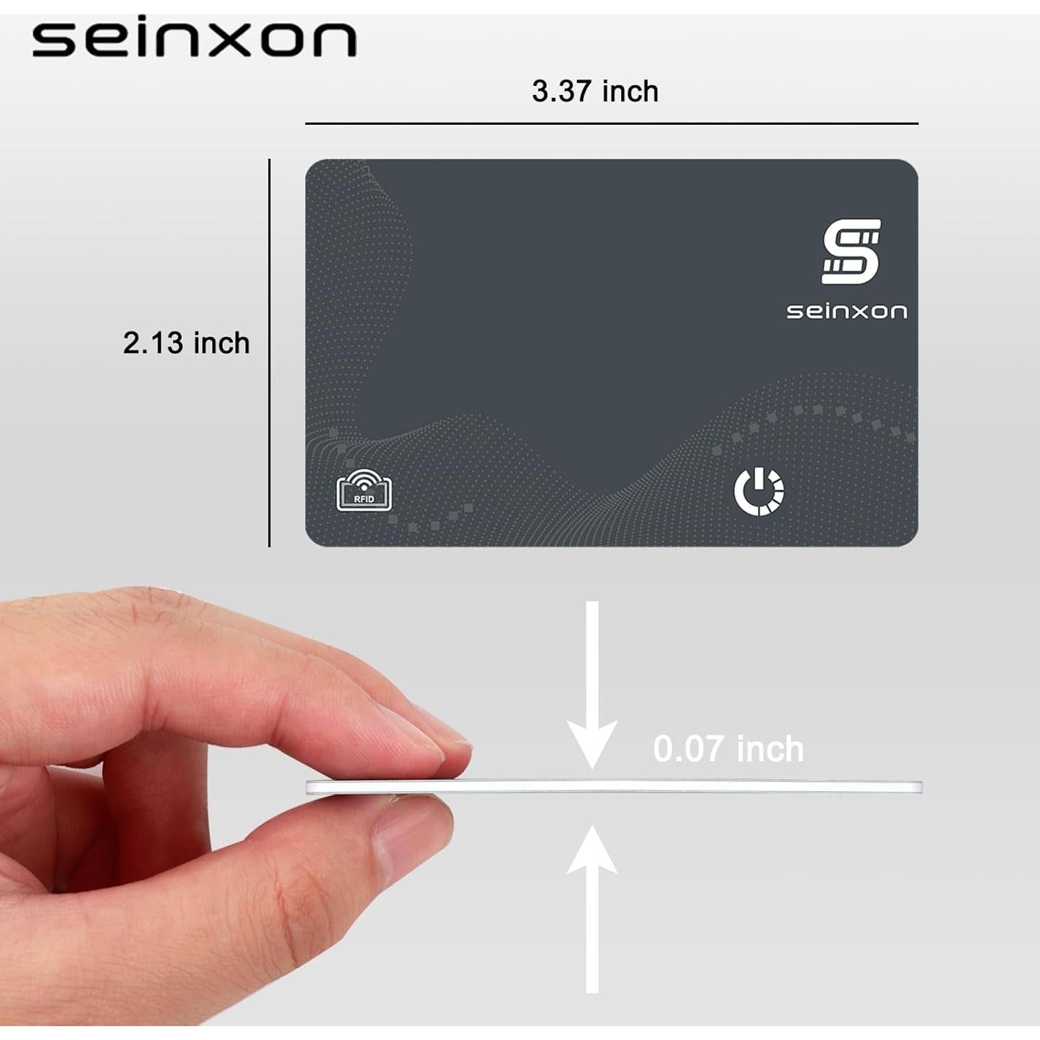 Rastreador Bluetooth SEINXON Ultra Slim IP68 con RFID