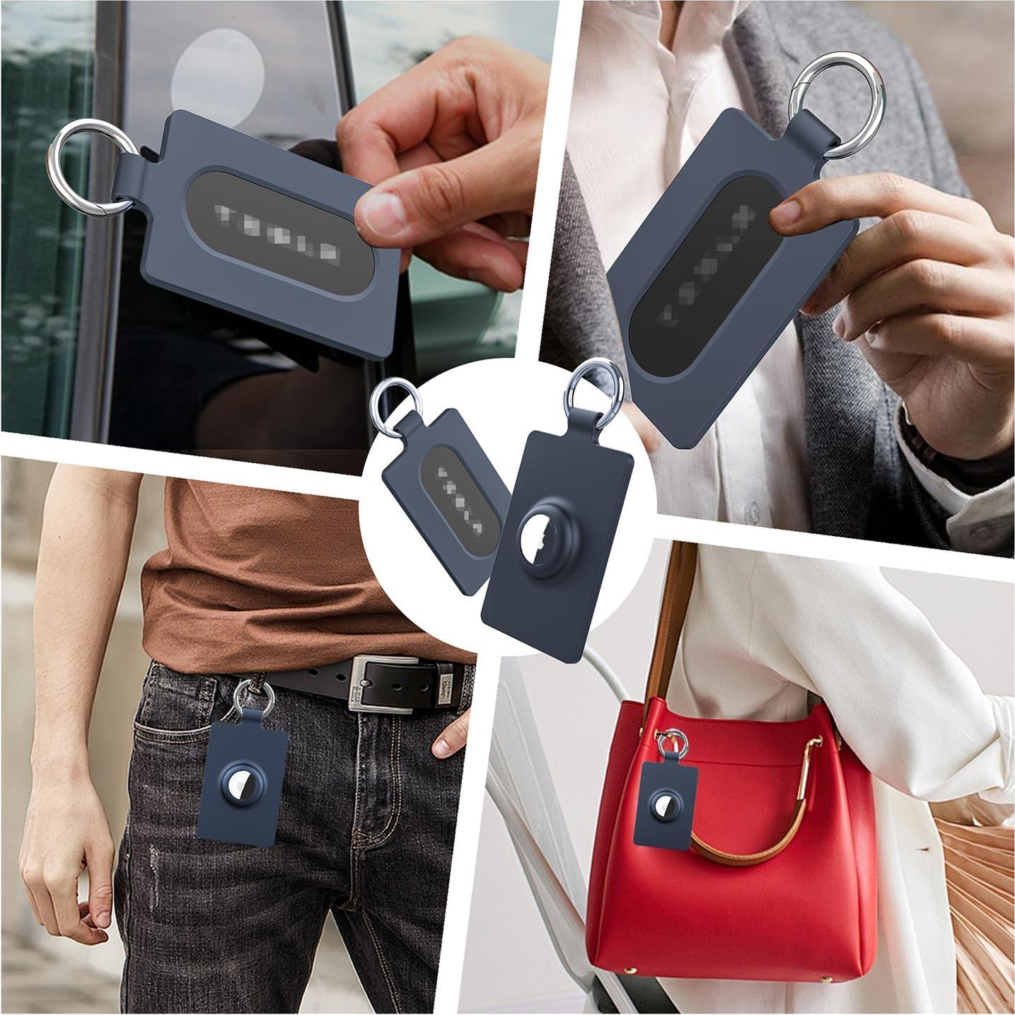 Paquete de 2 fundas para tarjeta clave Tesla Gksuu Azul