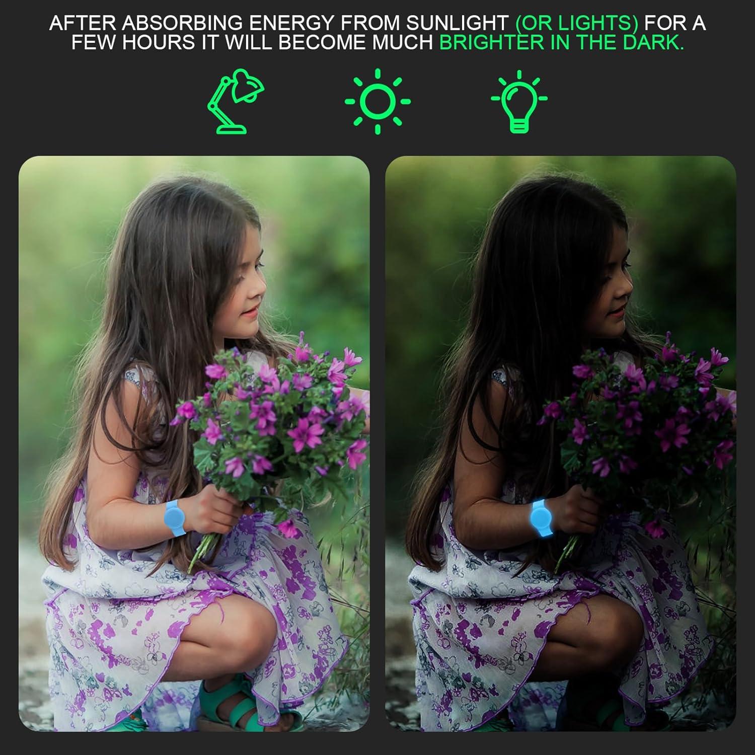 Pulsera Impermeable Ajustable AGMZ para AirTag Niños 2 Pzas