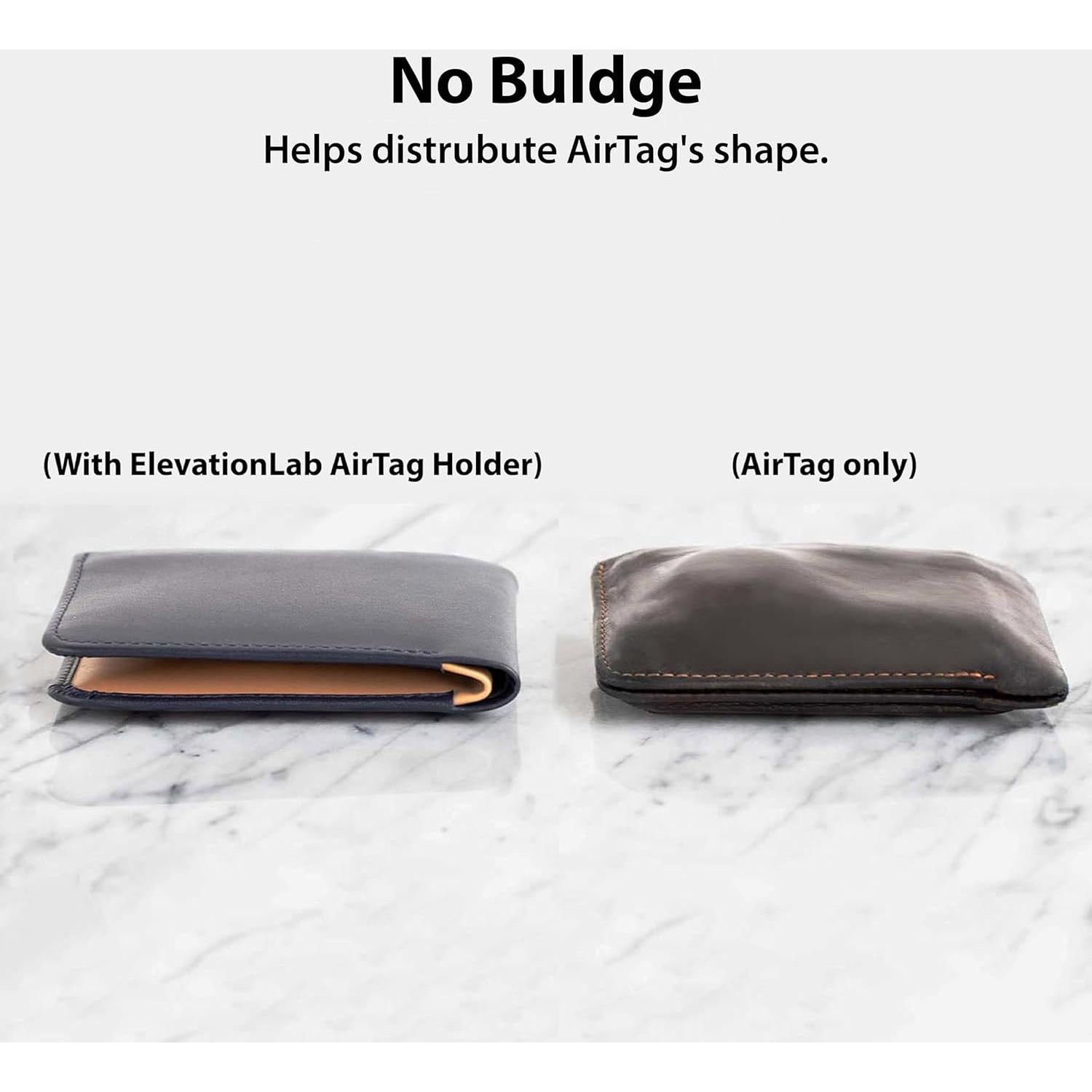 Soporte de Cartera Elevation Lab AirTag Ultra Delgado 2 Unidades