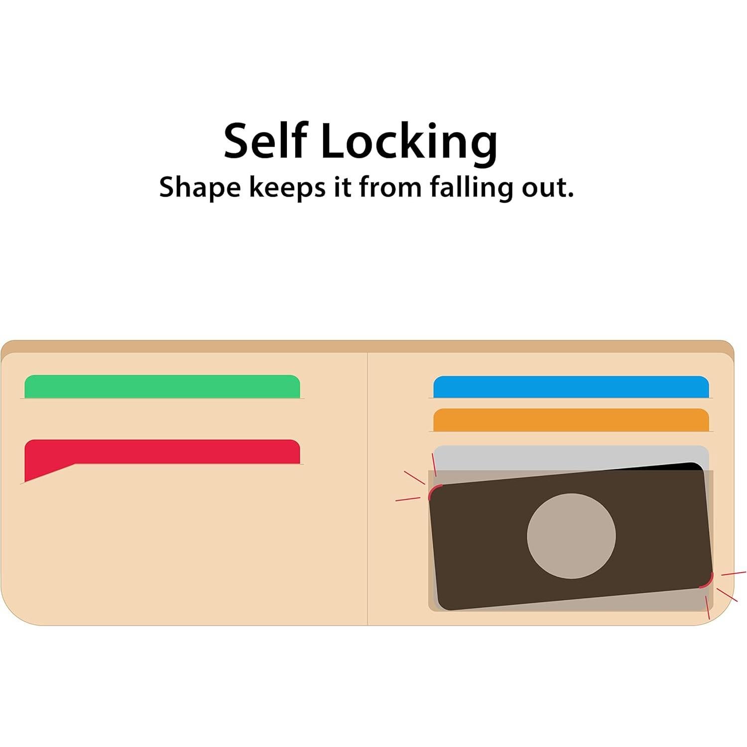 Soporte de Cartera Elevation Lab AirTag Ultra Delgado 2 Unidades