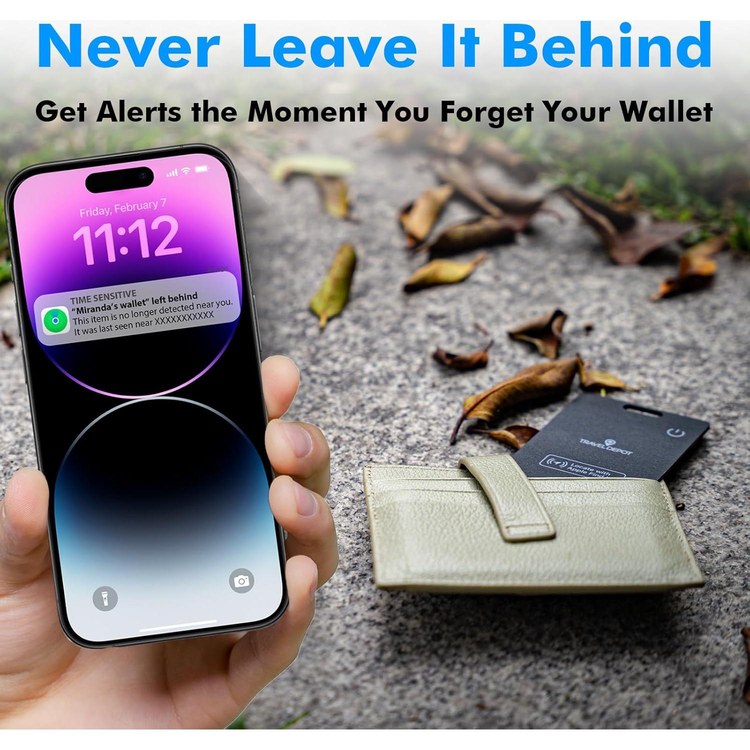 Tarjeta Rastreadora Inalámbrica E-filiate, Compatible con Apple Find My