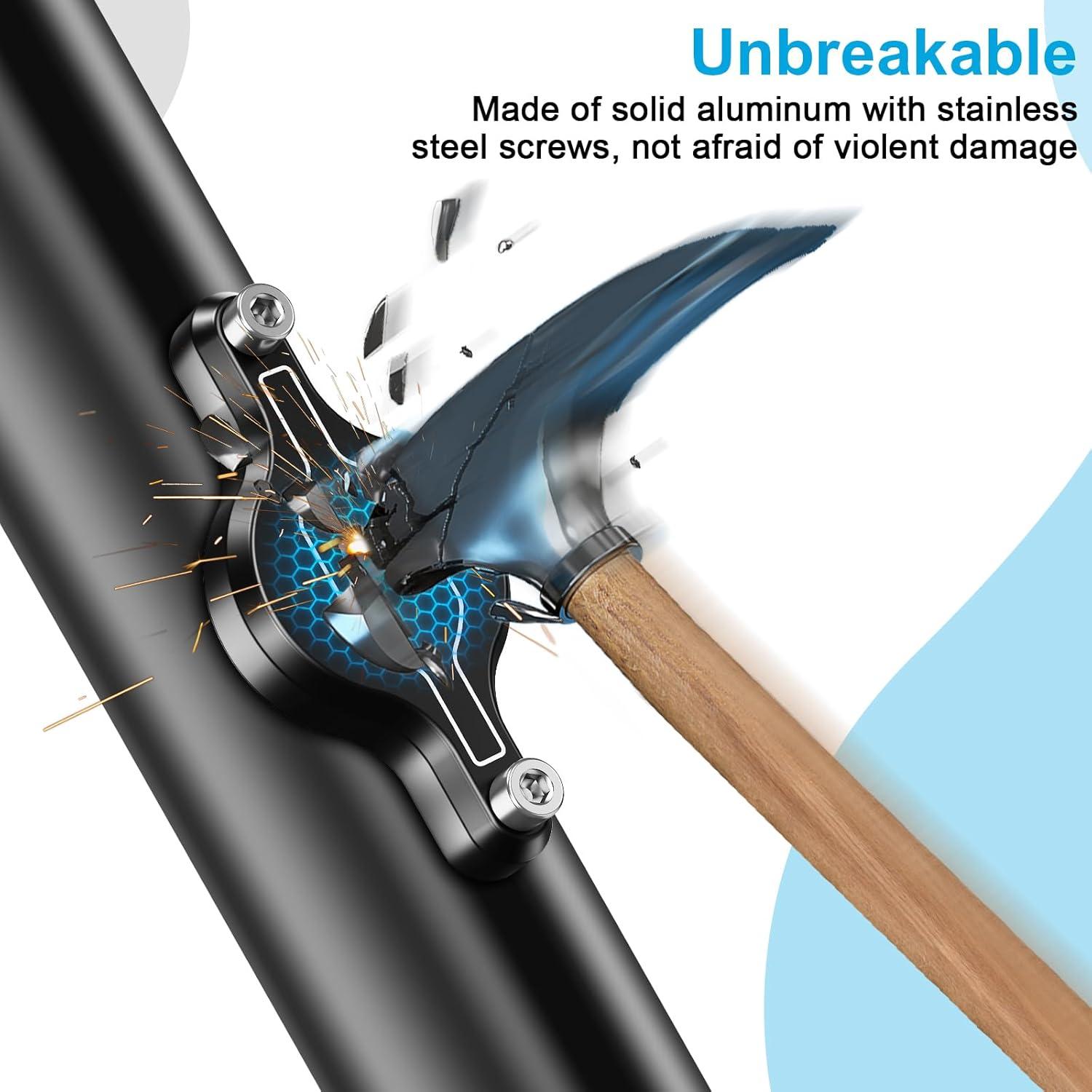 Soporte Oculto para AirTag de Bicicleta PerfiPro - Antirrobo, Aluminio