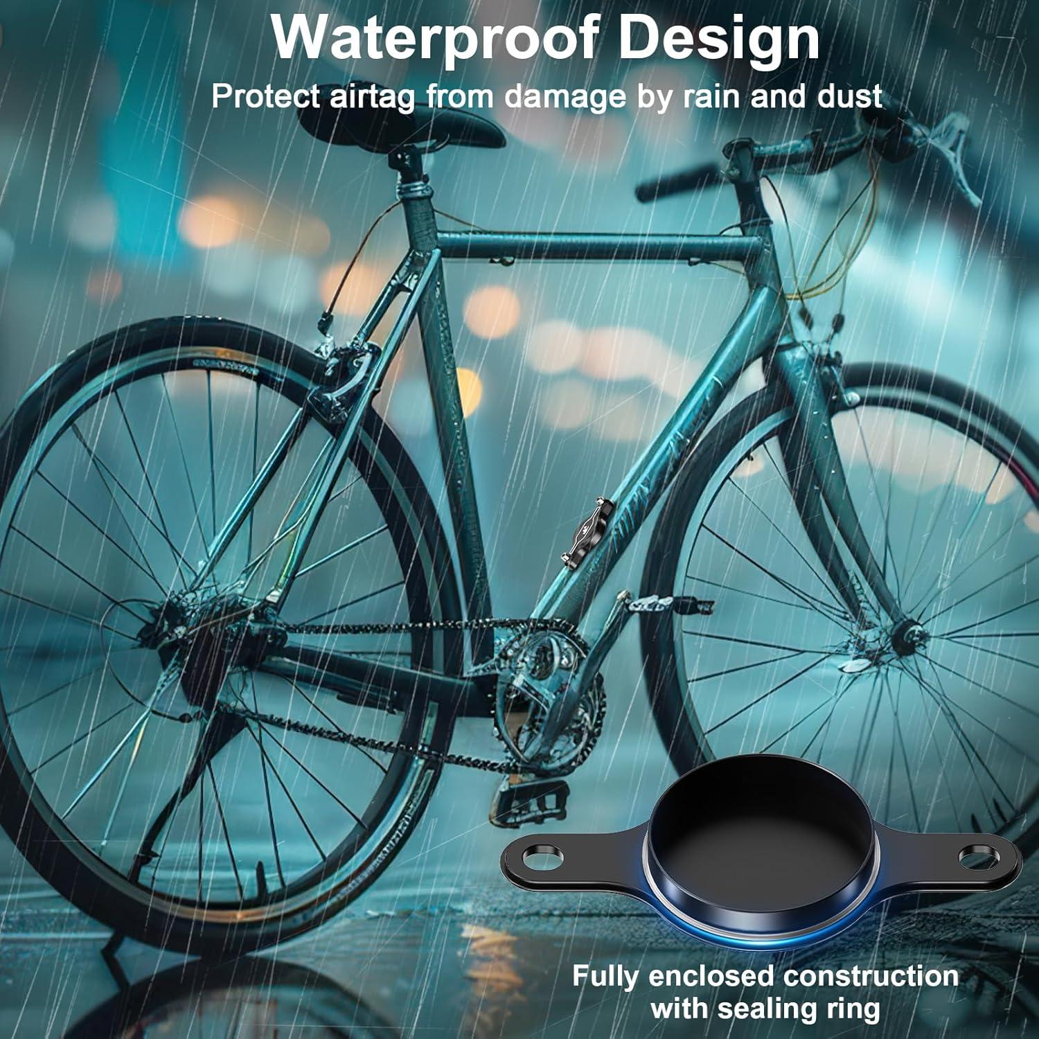 Soporte Oculto para AirTag de Bicicleta PerfiPro - Antirrobo, Aluminio