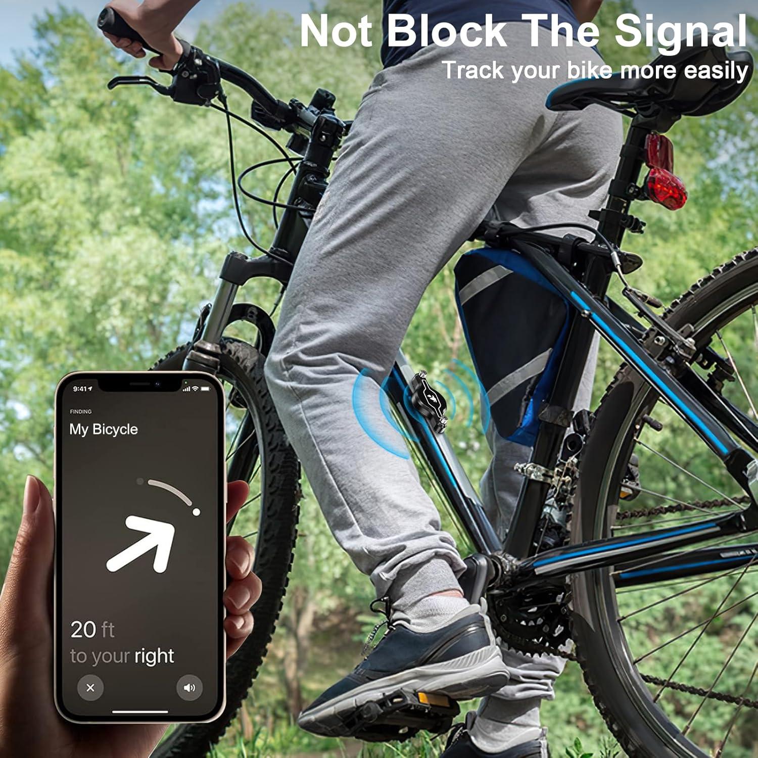 Soporte Oculto para AirTag de Bicicleta PerfiPro - Antirrobo, Aluminio