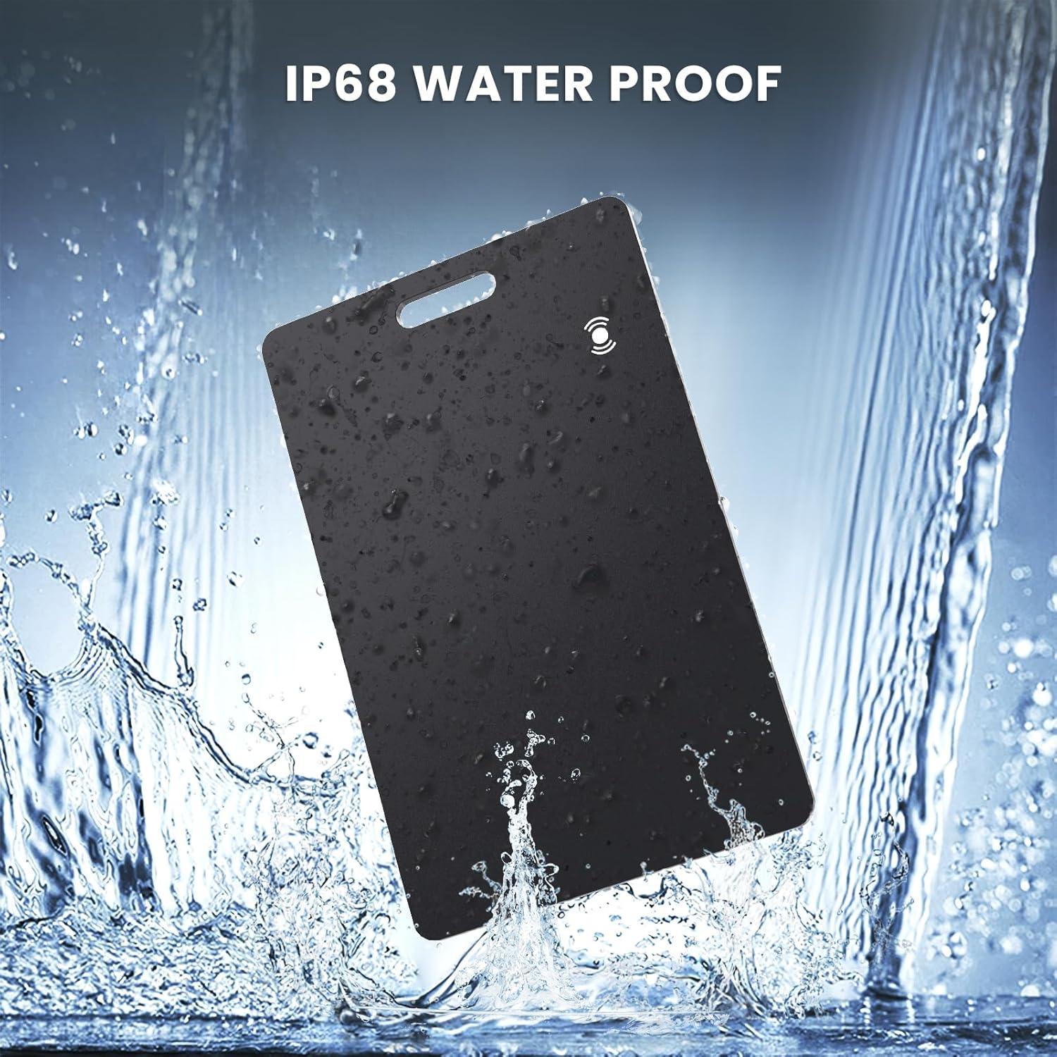 Tarjeta Rastreadora Bluetooth Ucard Wallet - Impermeable, Negro