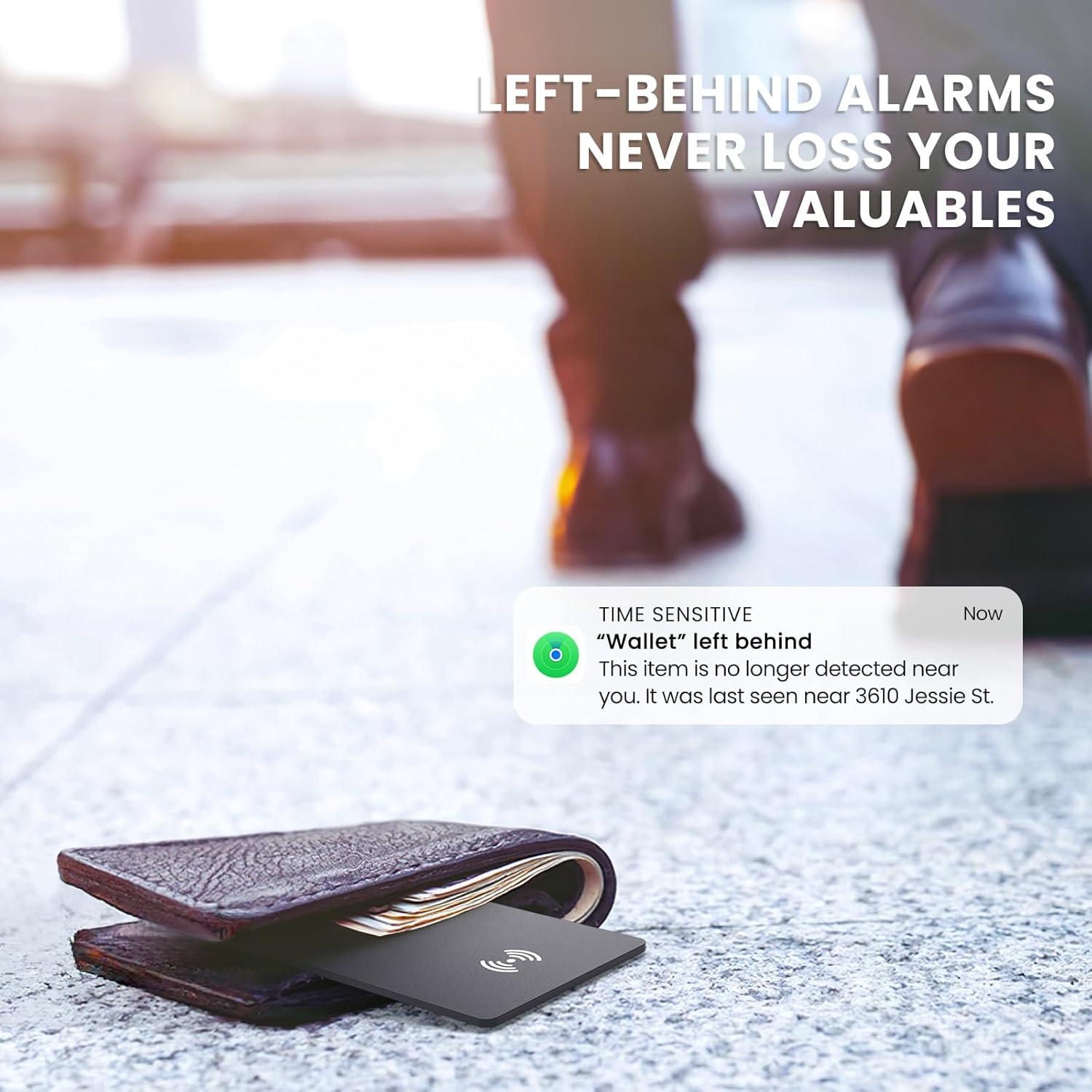 Tarjeta Rastreadora Bluetooth Ucard Wallet - Impermeable, Negro