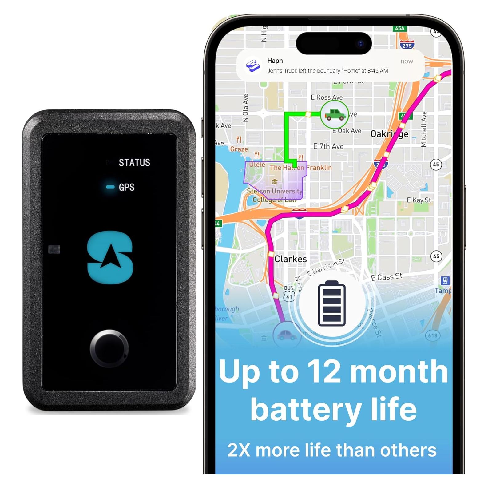 Rastreador GPS Spytec con Batería de 12 Meses y Resistencia IP67