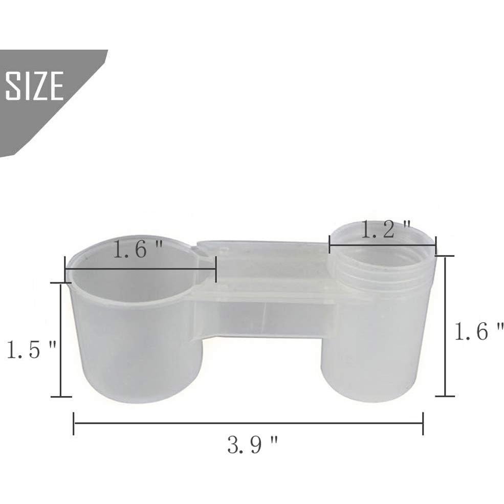 Bebedero para Aves Kathson 20 Pcs Plástico 10.9 cm