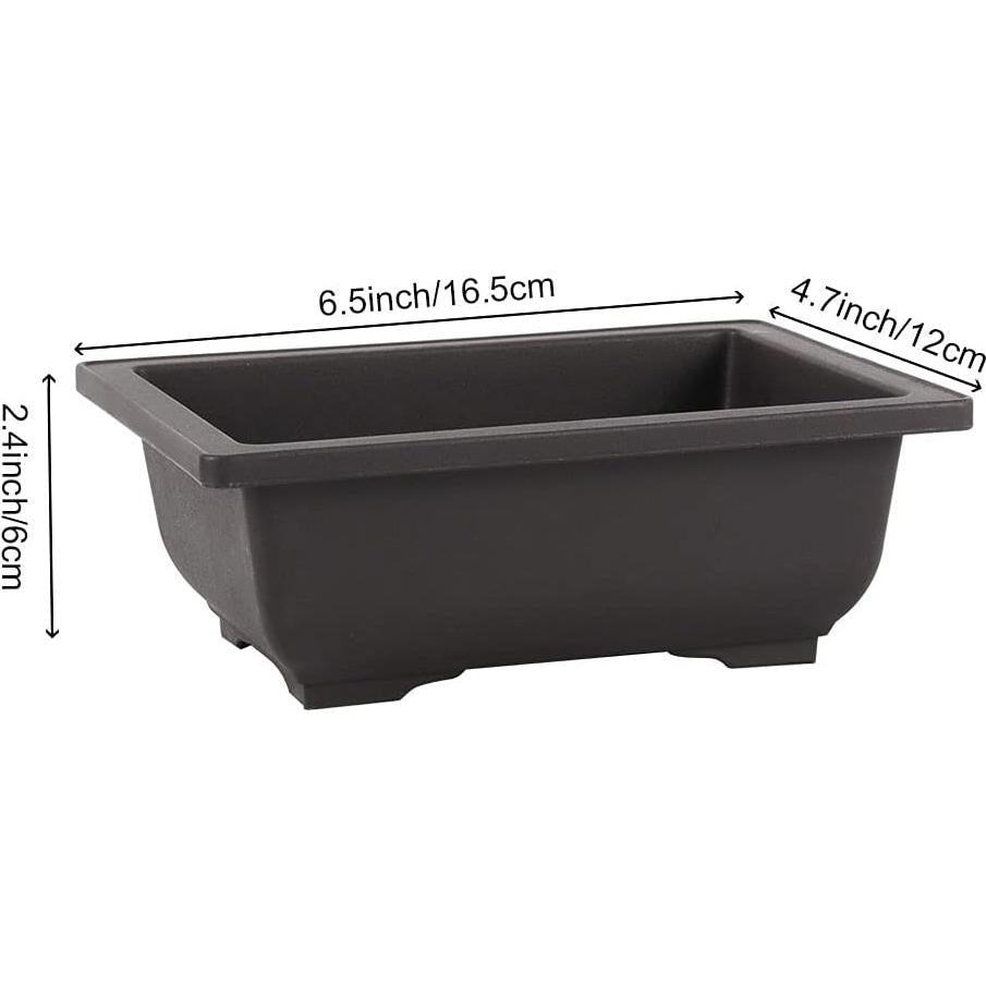 Macetas de Bonsai SEUNMUK 30 Piezas 16.5x11.9cm Plástico