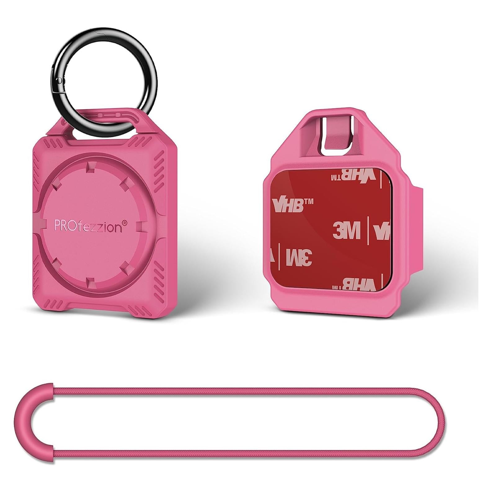 Funda Protectora PROfezzion Rosa para Air Tag Impermeable