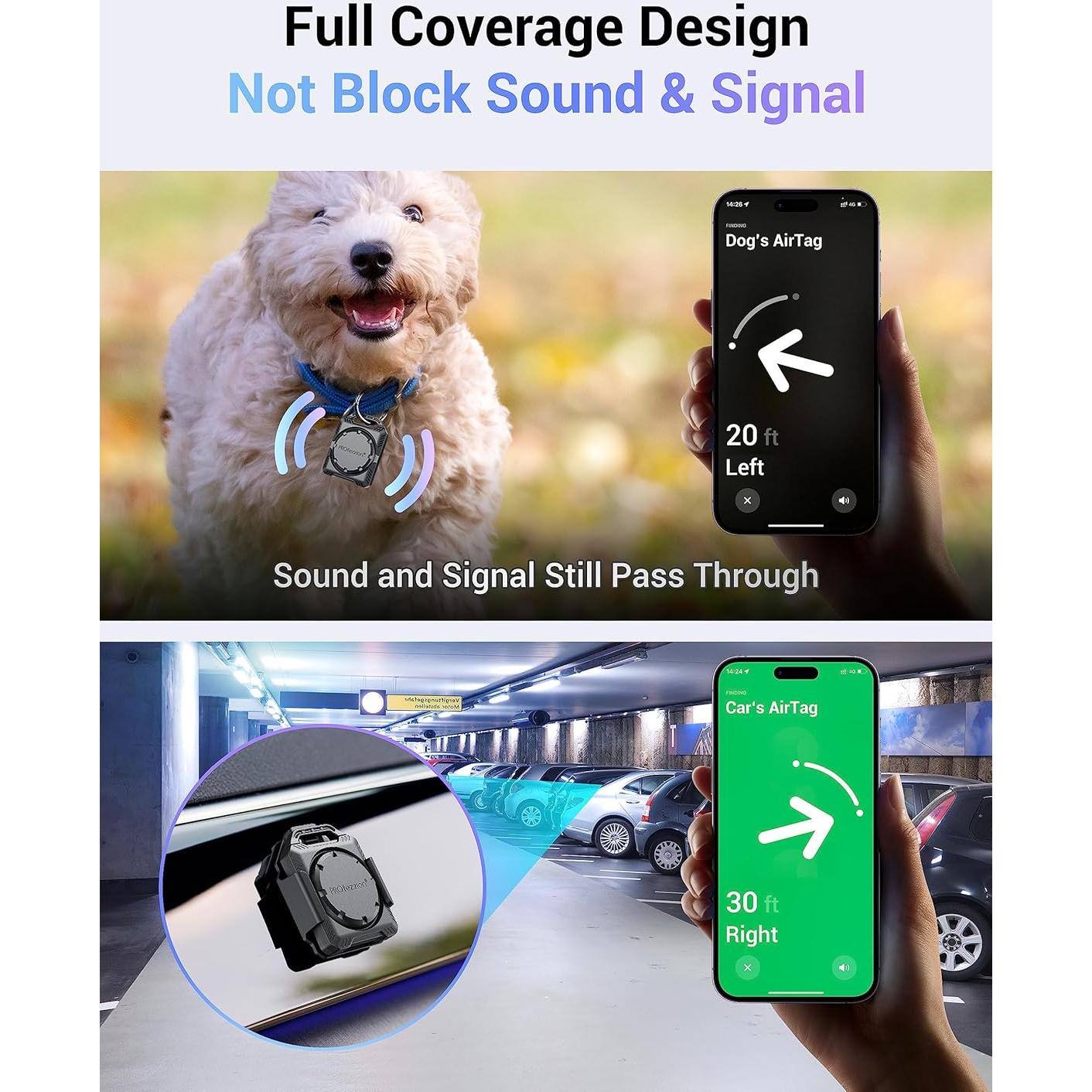 Funda Protectora PROfezzion Rosa para Air Tag Impermeable