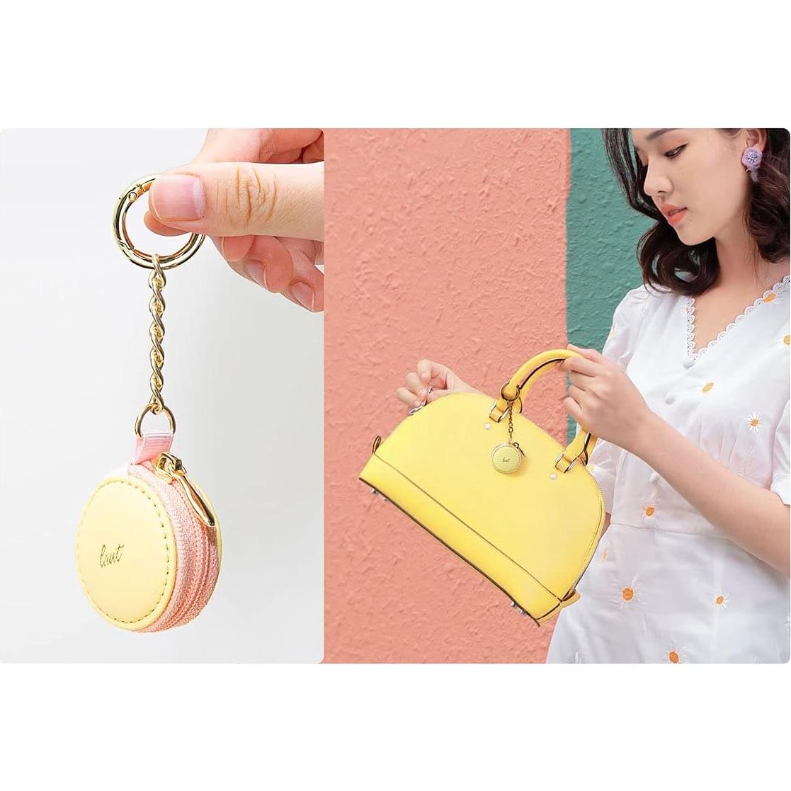 Funda de AirTag LAUT Macaron Azul Bebé Silicona