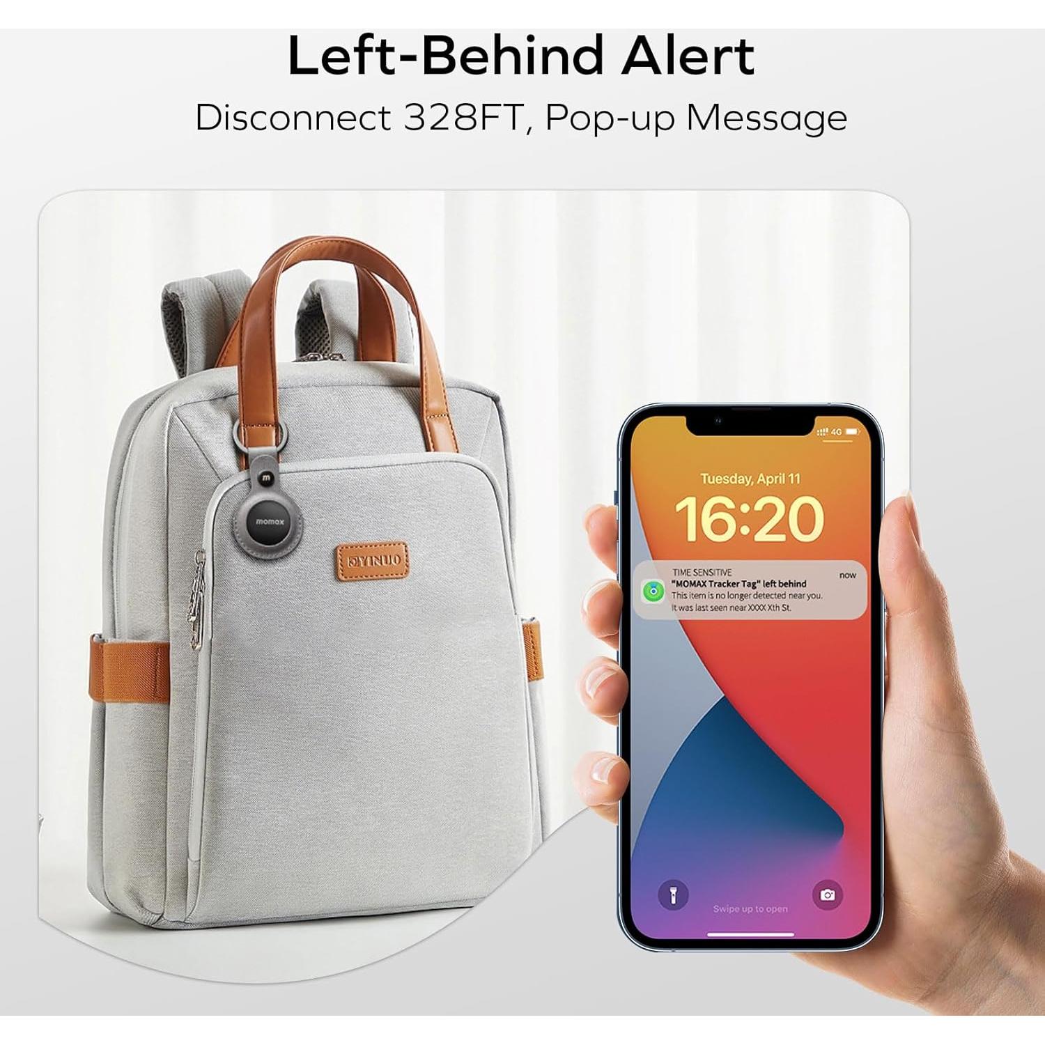 Localizador de Llaves MOMAX BR5 con Apple Find My, Bluetooth