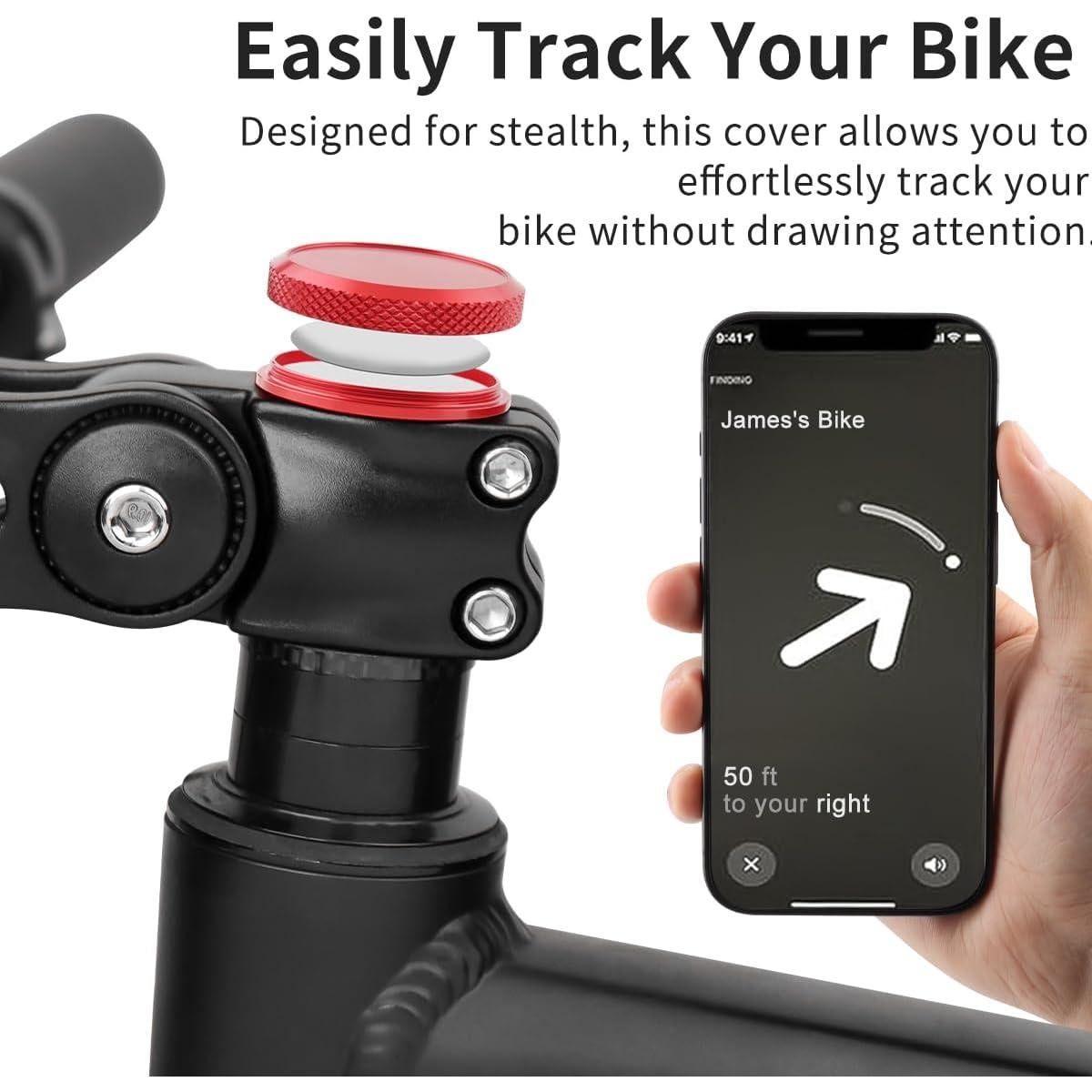 Soporte de Bicicleta Antirrobo YUTUING para AirTag 28.6mm