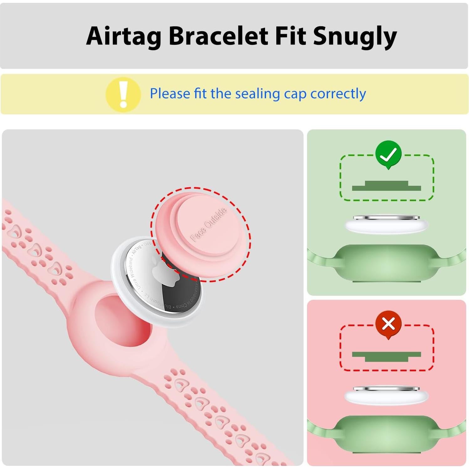 Soporte Impermeable para AirTag Niños Sichy - Silicona Ajustable