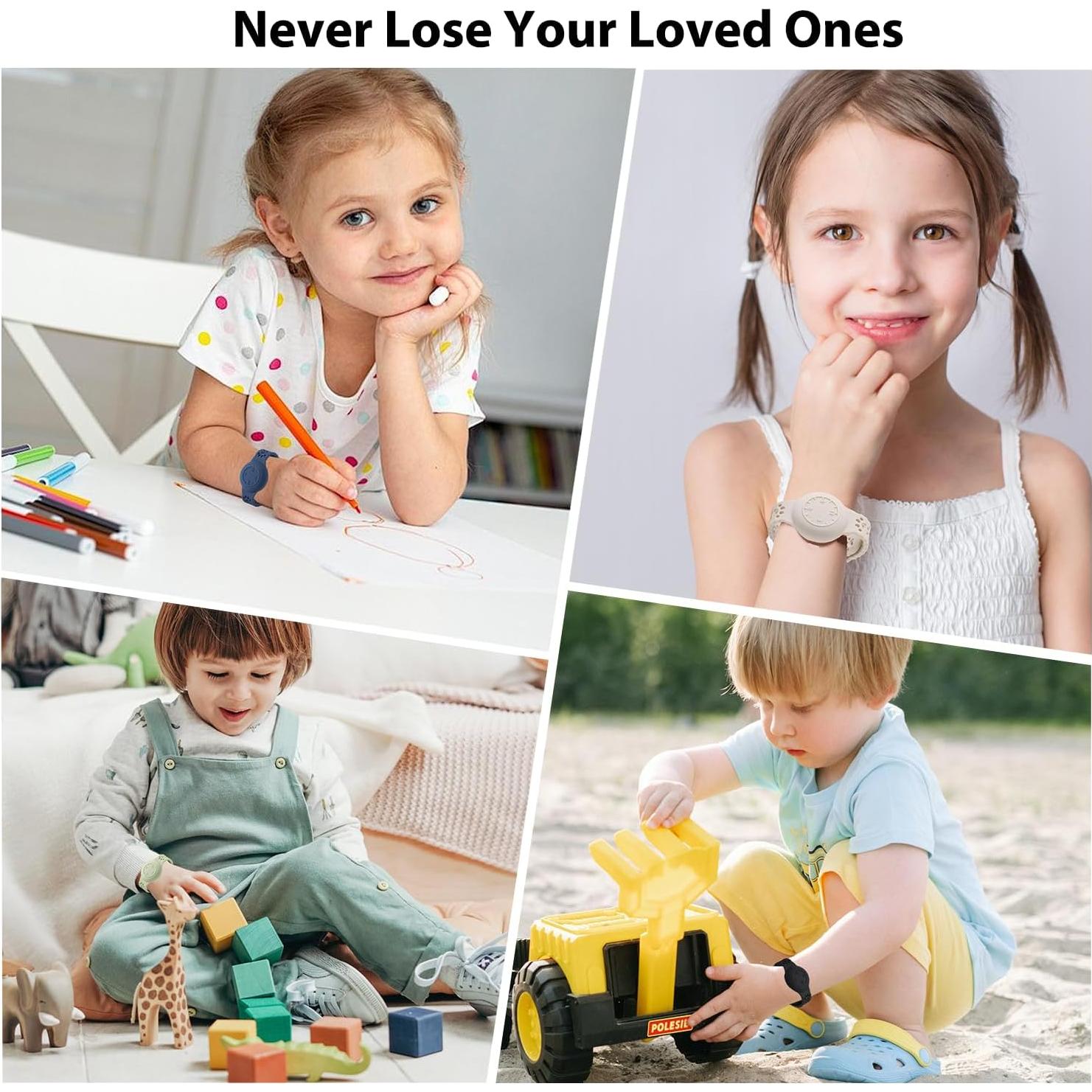 Soporte Impermeable para AirTag Niños Sichy - Silicona Ajustable