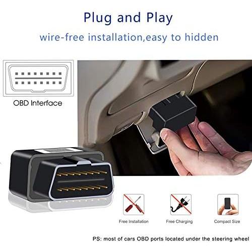 Rastreador GPS OBD2 4G Reiwour con Suscripción de 1 Mes