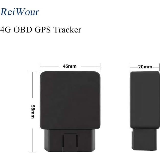 Rastreador GPS OBD2 4G Reiwour con Suscripción de 1 Mes