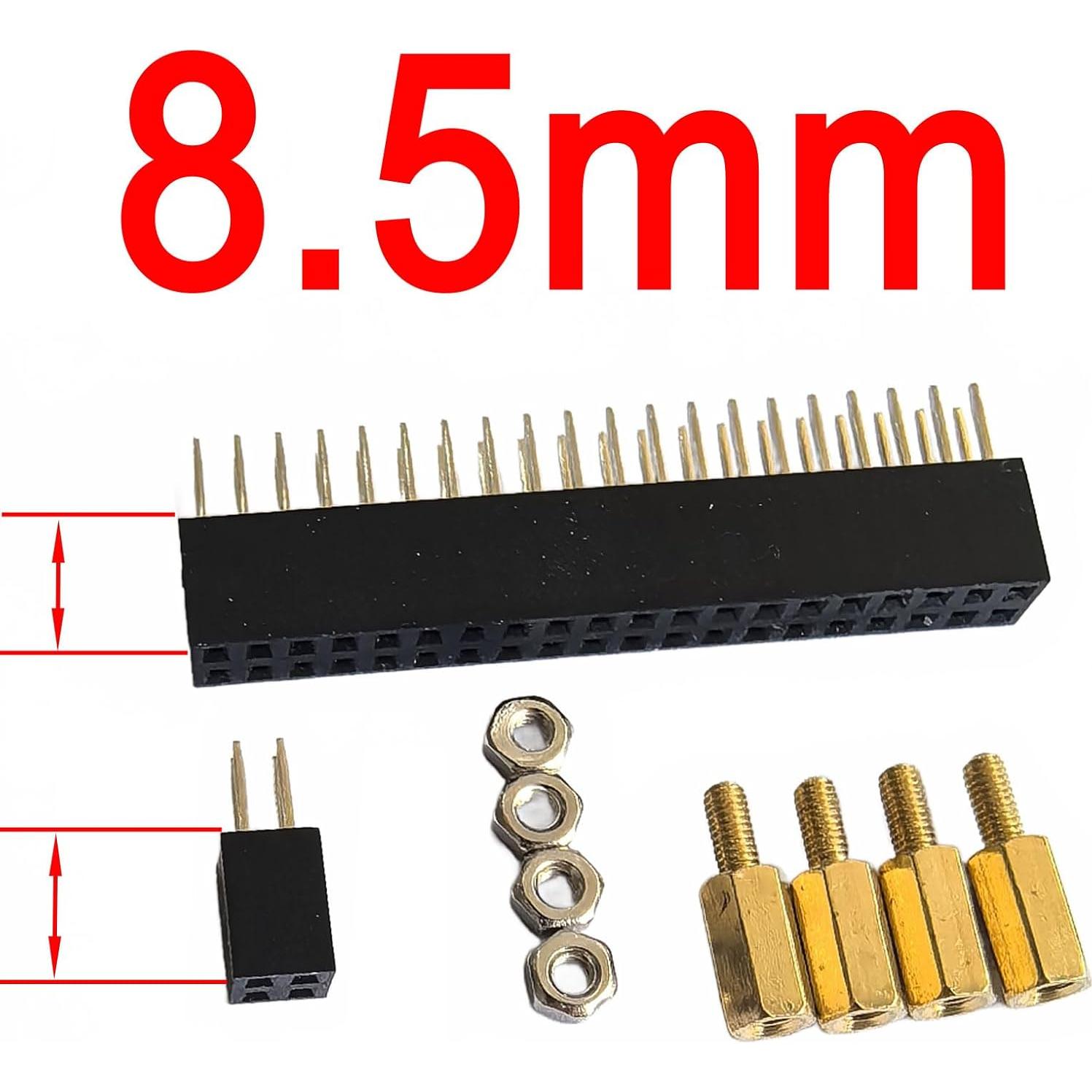 Aumentador de altura GPIO y PoE DSLRKIT 8.5mm para Raspberry Pi