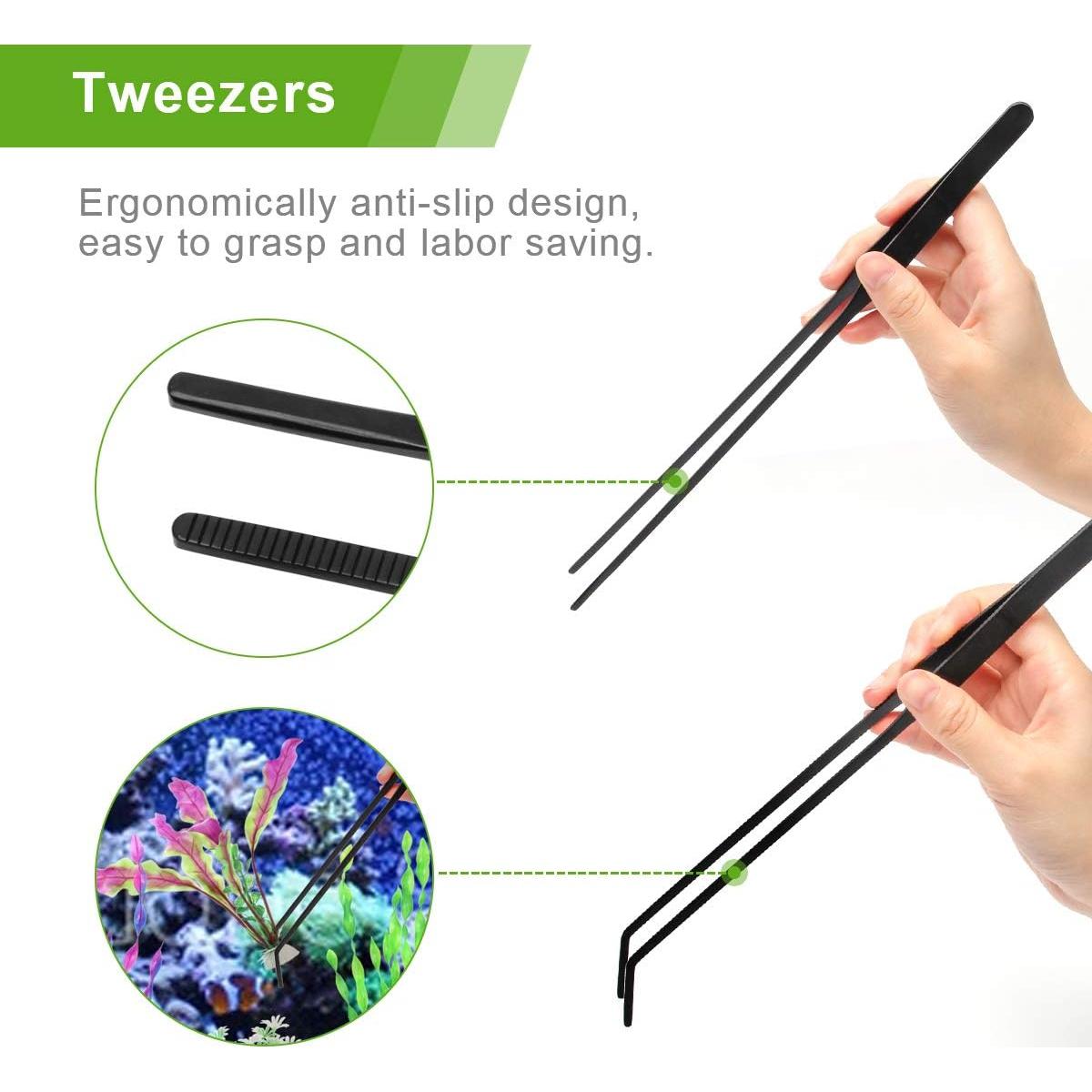 Kit de herramientas de aquascape Quarium 4 en 1 acero inoxidable