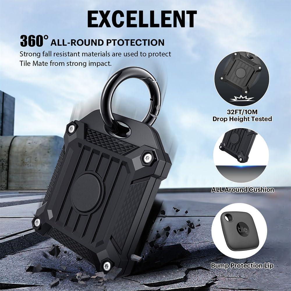 Cubierta protectora CMZZ para Tile Mate 2022/2024 - Negro