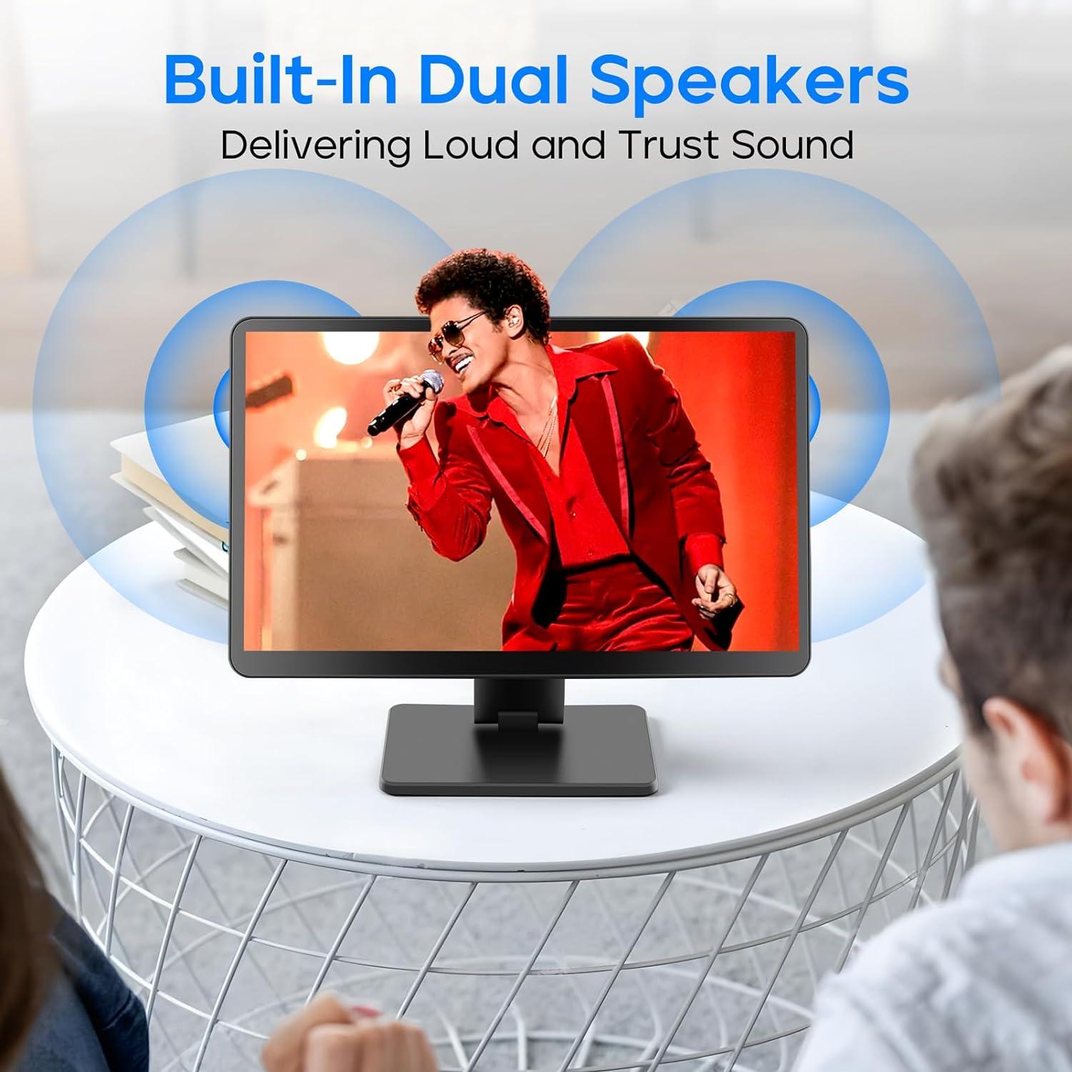 Monitor Táctil 10.1'' ROADOM FHD 1024x600 HDMI Raspberry Pi