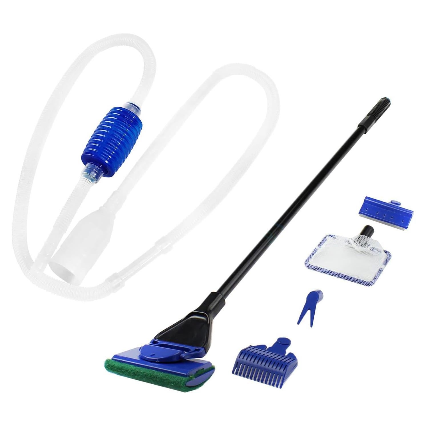 Sifón de Acuario AQUANEAT 5 en 1 con Bomba y Accesorios