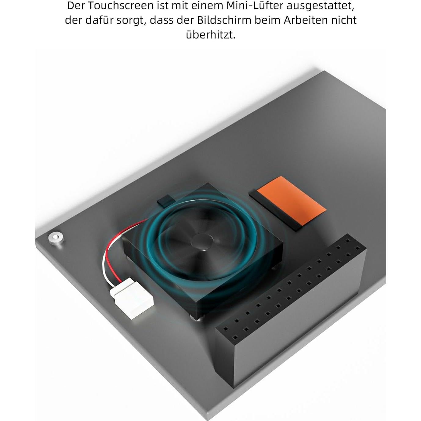 Pantalla Táctil 3.5" CUQI para Raspberry Pi 3/4/5 480x320